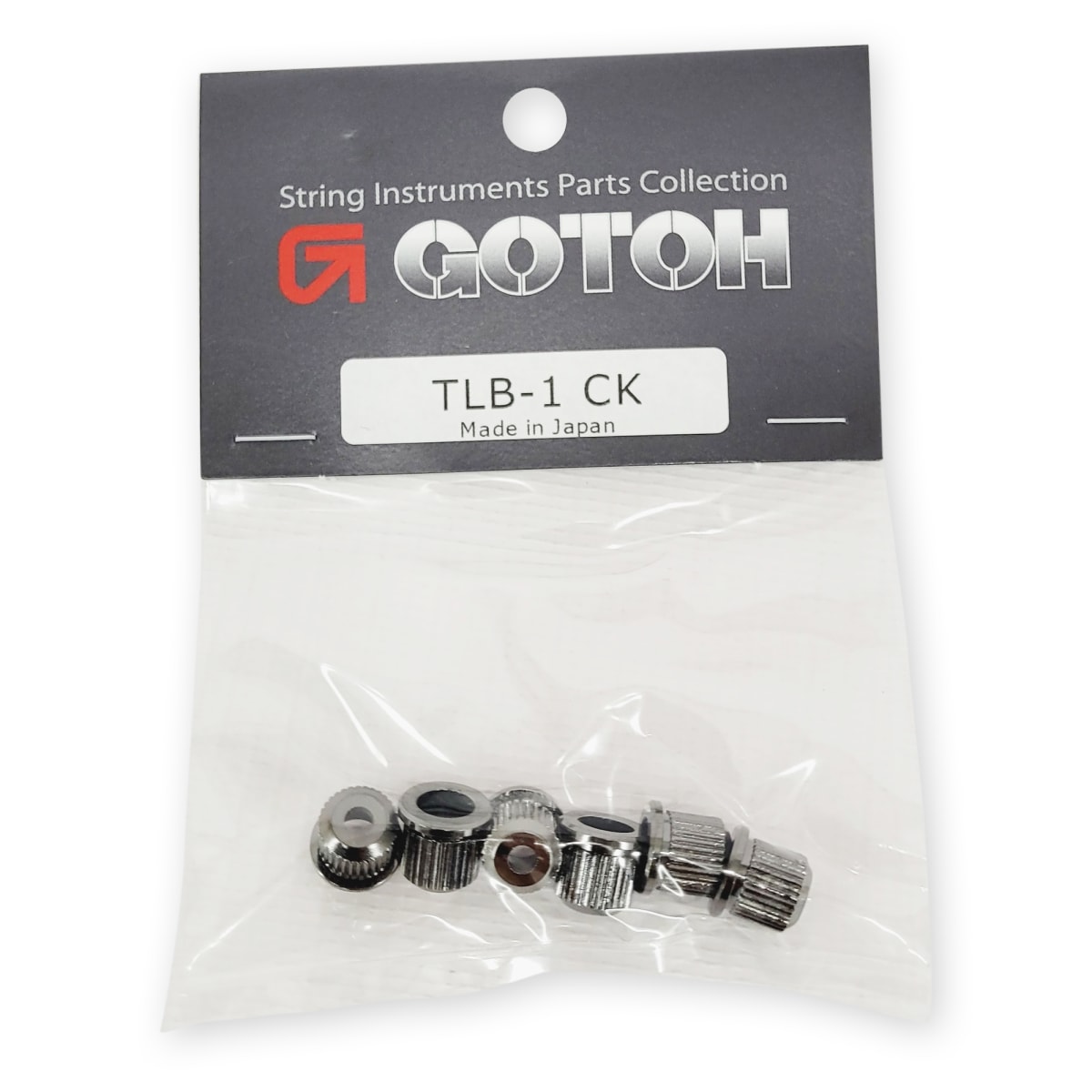 Set de Ferrules para Guitarra Gotoh TLB-1 Color Cosmo Black (6 Pcs)2