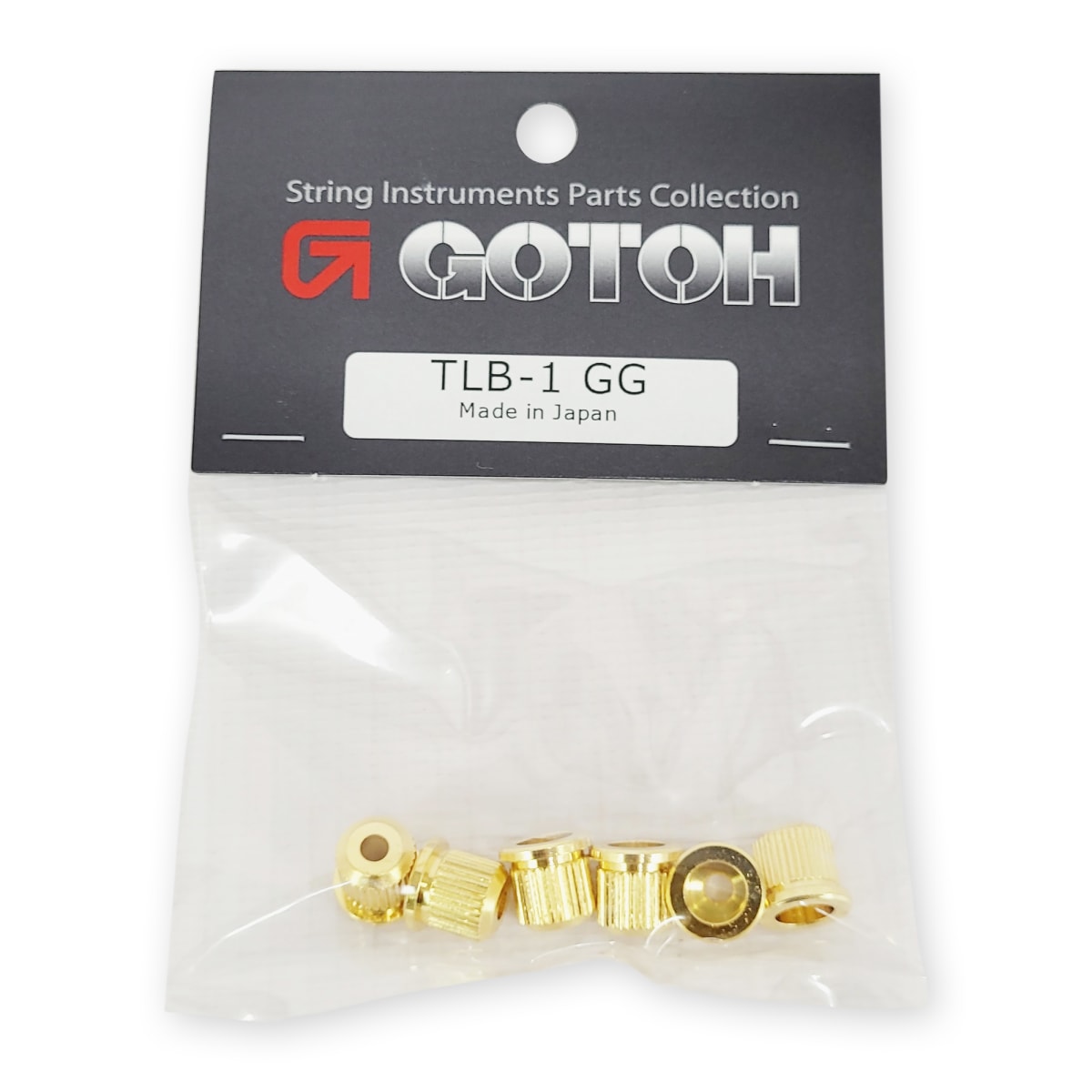 Set de Ferrules Gotoh para Guitarra TLB-1 Color Gold (6 Pcs)2