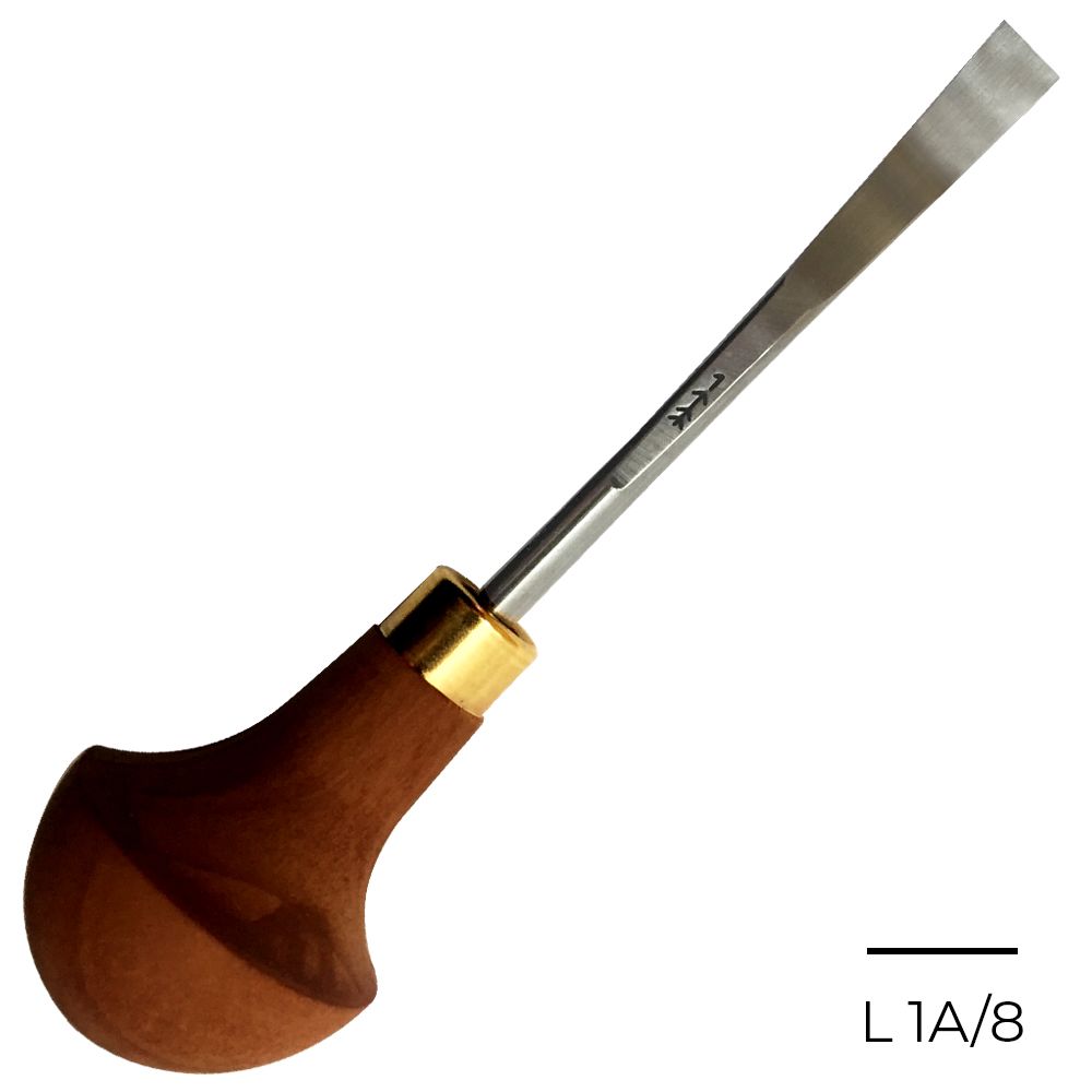 Buril Recto de Cuchara o Codillo. Perfil L 1A - 8 mm1