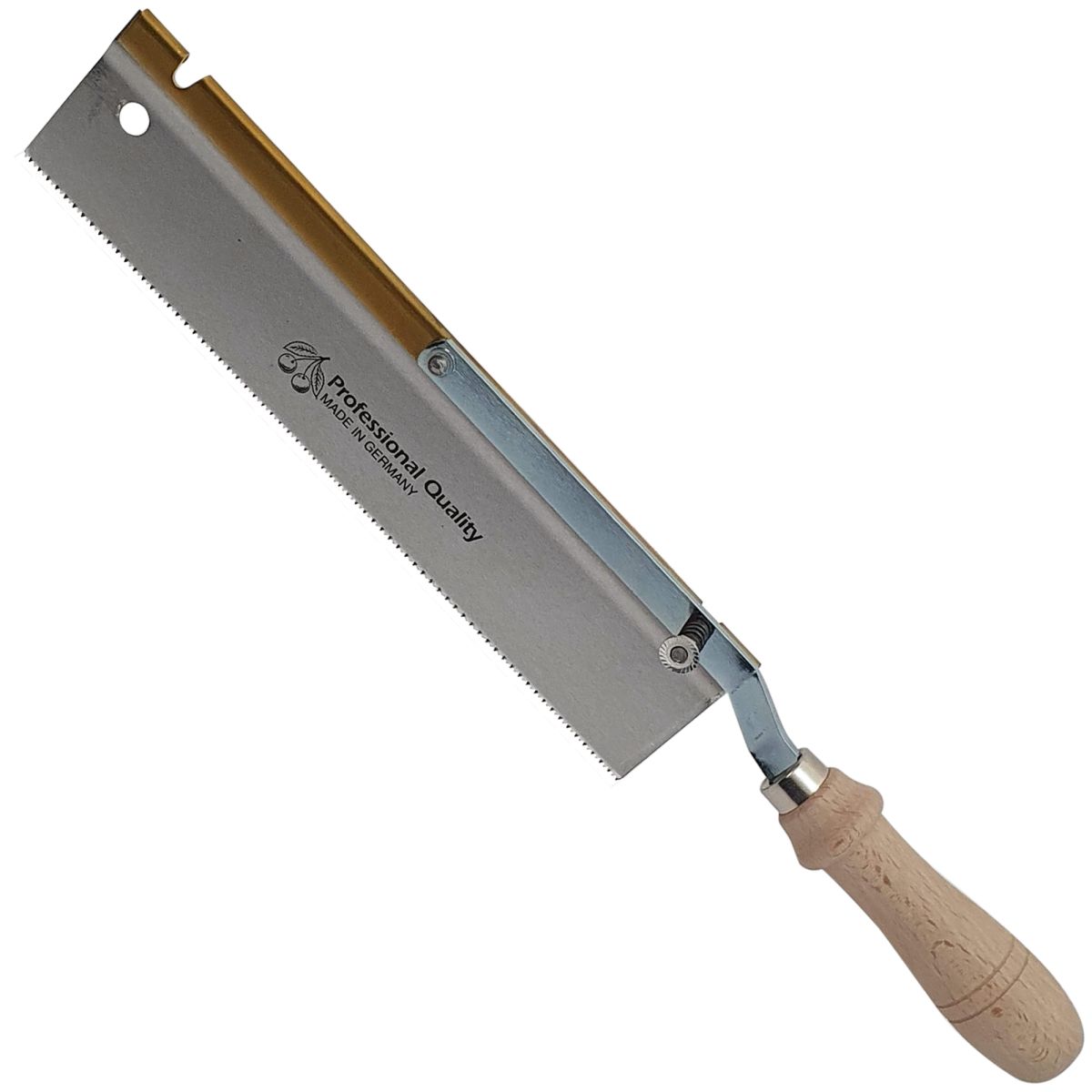 Sierra Reversible de Ebanista 4152 Two Cherries de 250 mm con Refuerzo de Bronce 0