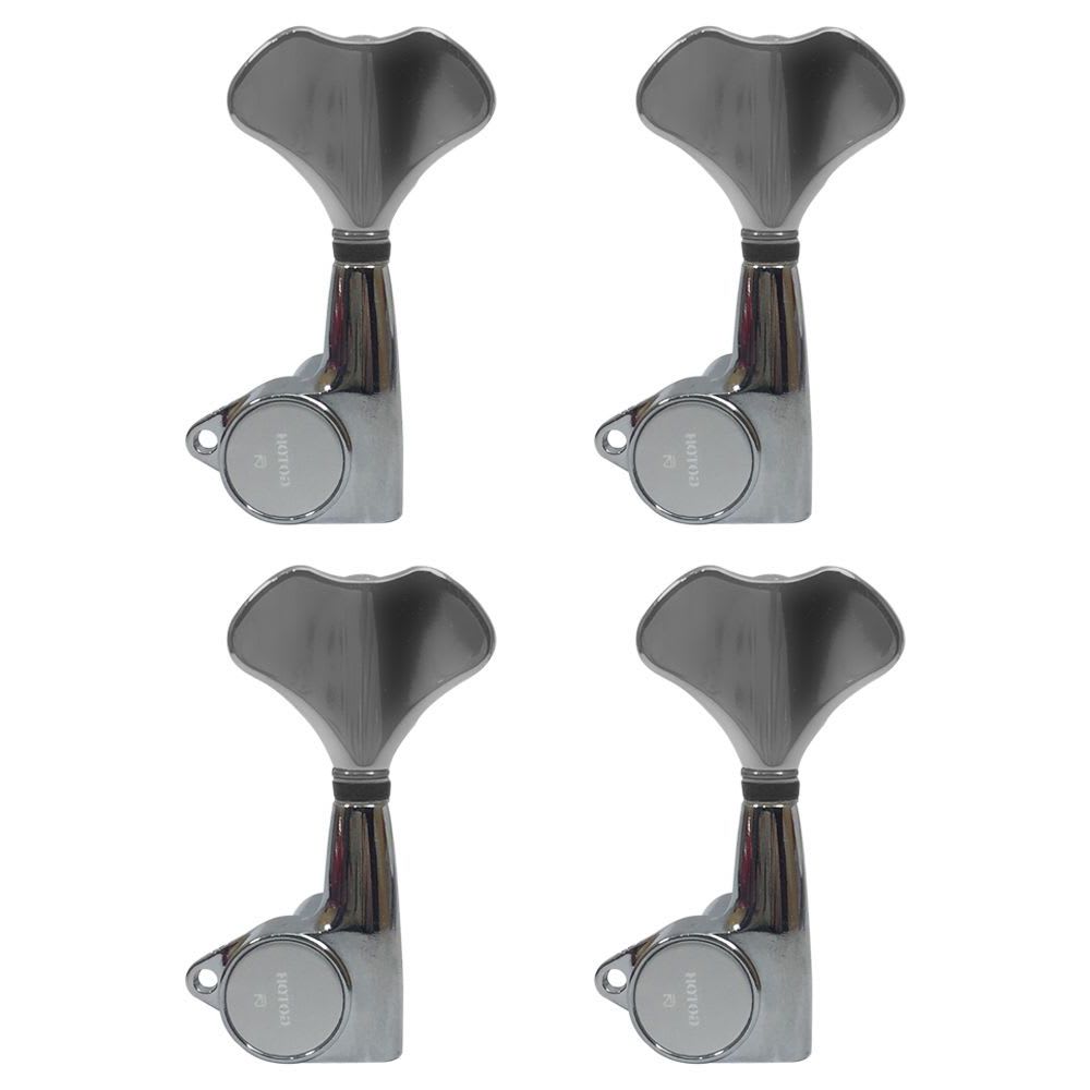 Clavijero Gotoh 4R Chrome GB707 para Bajo Electrico 0