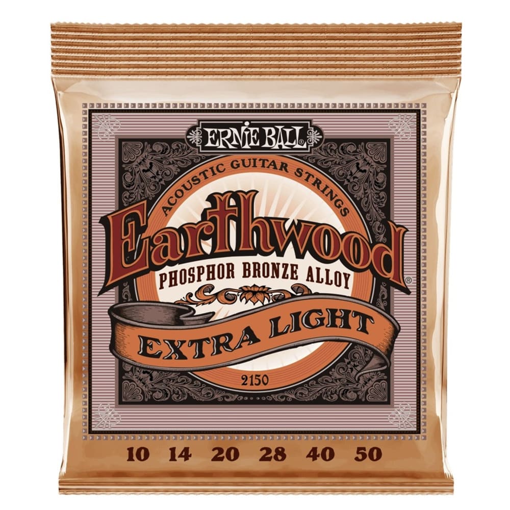 Cuerdas Mod: 2150 para Guitarra Electroacustica. Earthwood Phosphor Bronze Extra Light .010 - .050 0