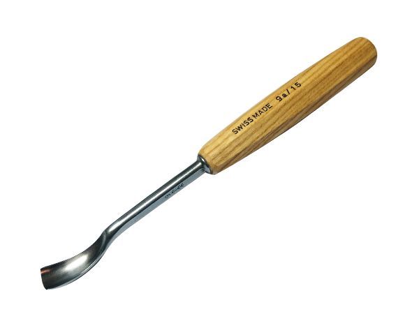 Gubia No 9A Semi Curva Corta de 15 mm de ancho para hacer Cuchara o Cuenco 0