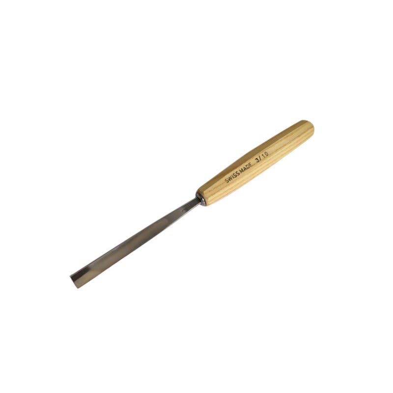 Gubia Pfeil 3 Semi Plana 10 mm de ancho para Tallado de Madera 1