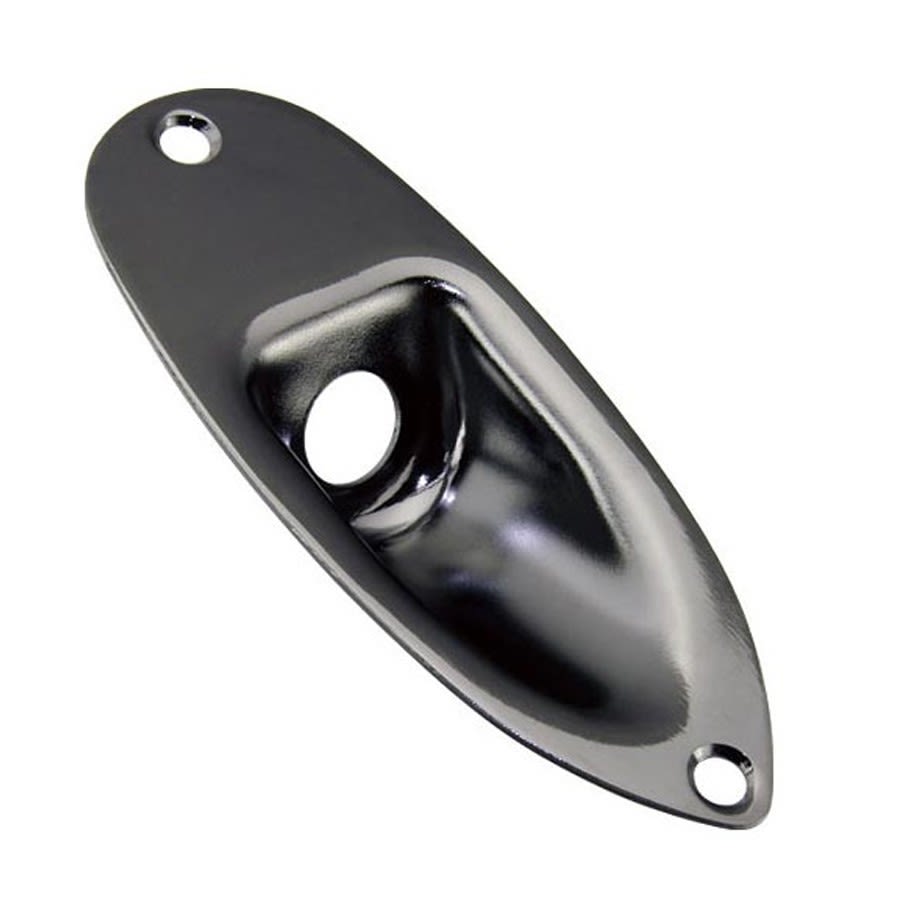 Jack Cover Tipo Stratocaster. Mod: JCS-1. Cosmo Black  0