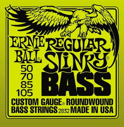 Cuerdas para Bajo Electrico. Regular Slinky.050-105 0
