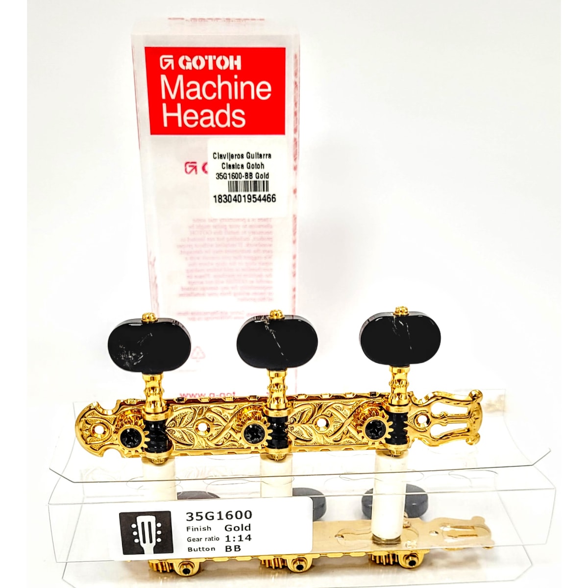 Clavijero Guitarra Clásica Gotoh 3L+3R Gold 35G1600-BB5