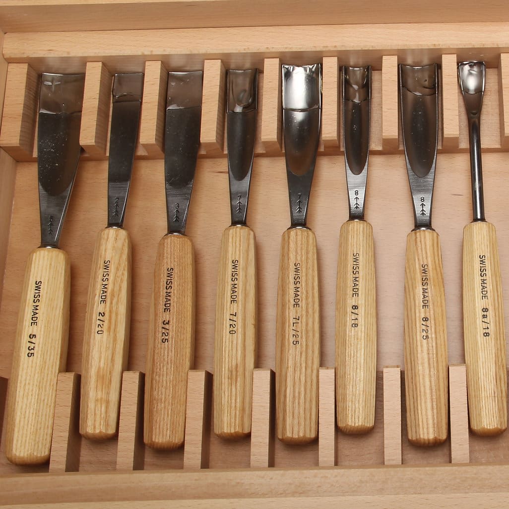 Set de Gubias Pfeil Hbs25 con Maletin para Tallado en Madera (26 pcs)3