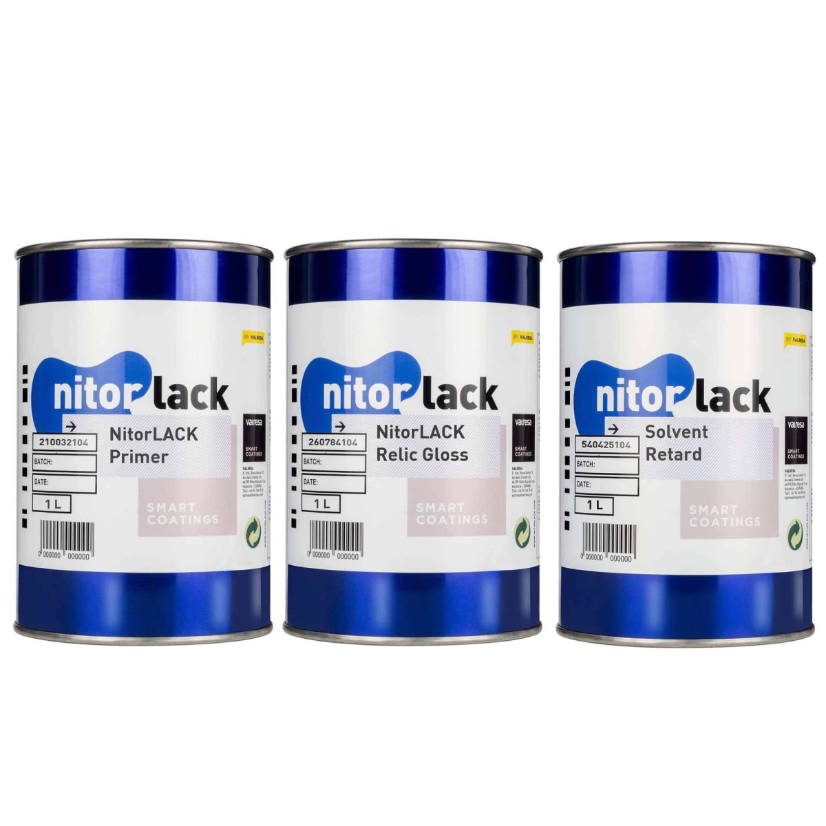 Pack Relic Gloss + Primer Incoloro + Solvente Retard Lata 1 lt2