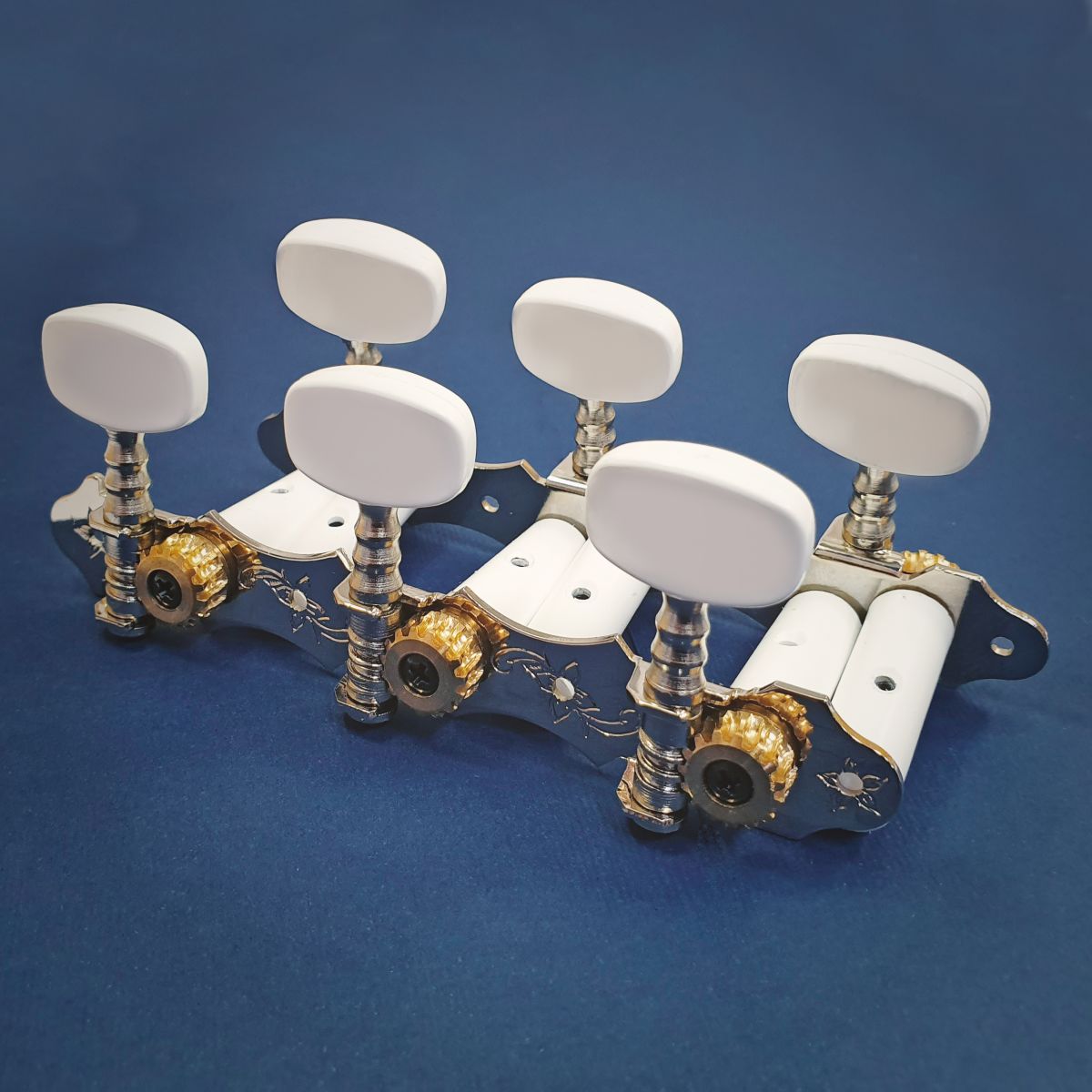 Clavijero Guitarra Clásica. Mod: 26.01.G. Color: Chrome (Gebr Van Gent B.V)5