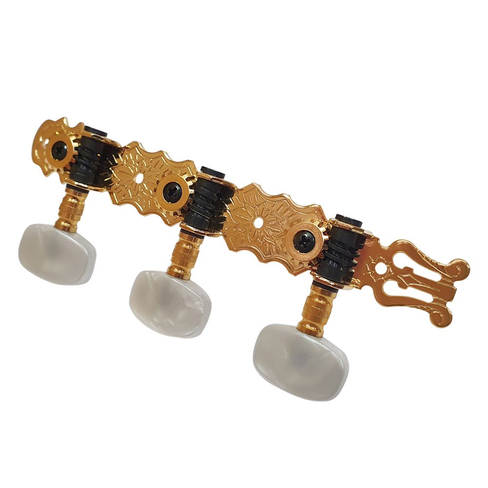 Clavijero Guitarra Clásica. Mod: 29.01.G/P. Color: Gold (Gebr Van Gent B.V)2