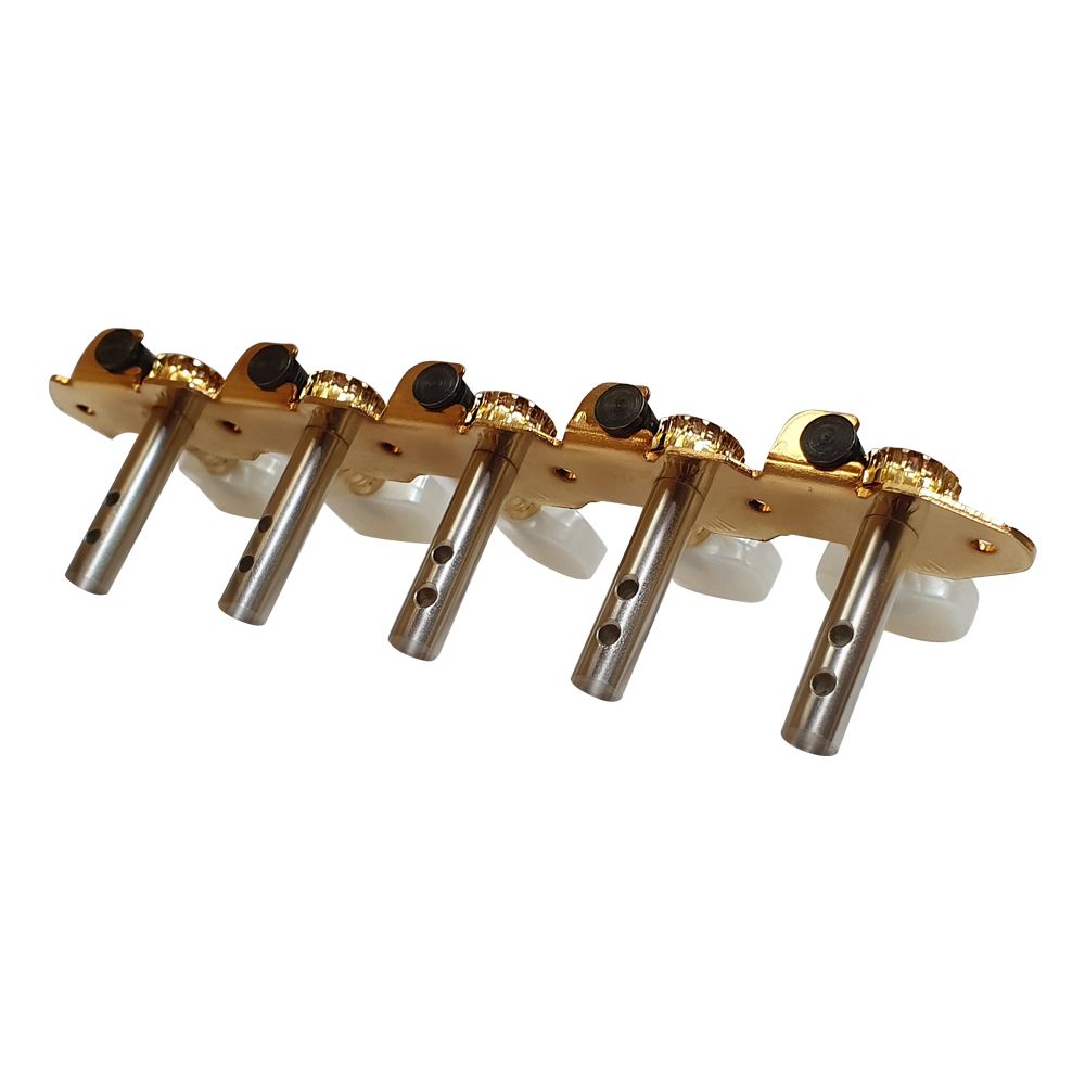 Clavijero de precisión para Charango o Mandolina Mod: 42.08.H. Color: Gold (Gebr Van Gent B.V)3