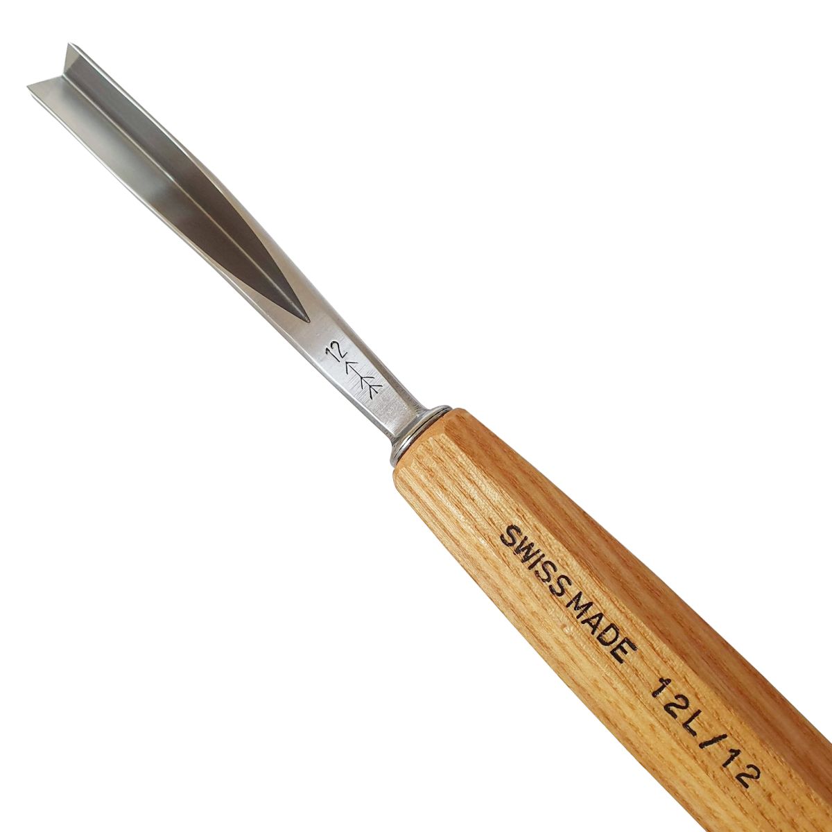 Gubia No 12L Partidor en 60º de 12 mm de ancho para hacer Cuchara o Cuenco2