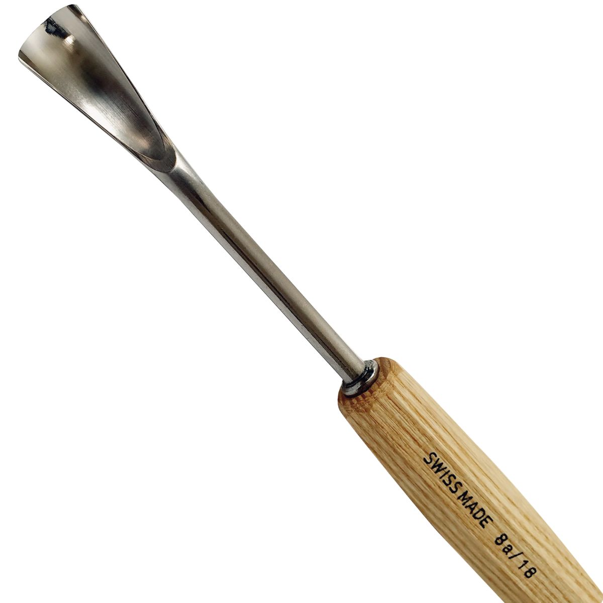 Gubia No 8A Semi Curva Corta de 18 mm de ancho para hacer Cuchara o Cuenco3