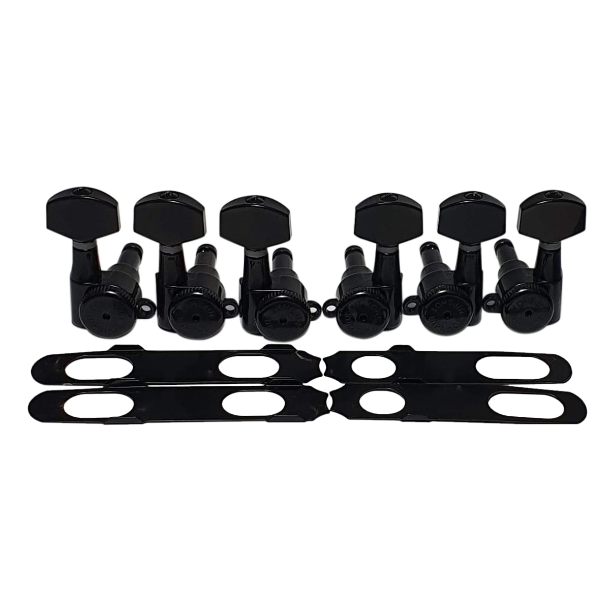 Clavijero 3L+3R con Locking. Mod 6K2EL0B. Boton: 07. Color Black2