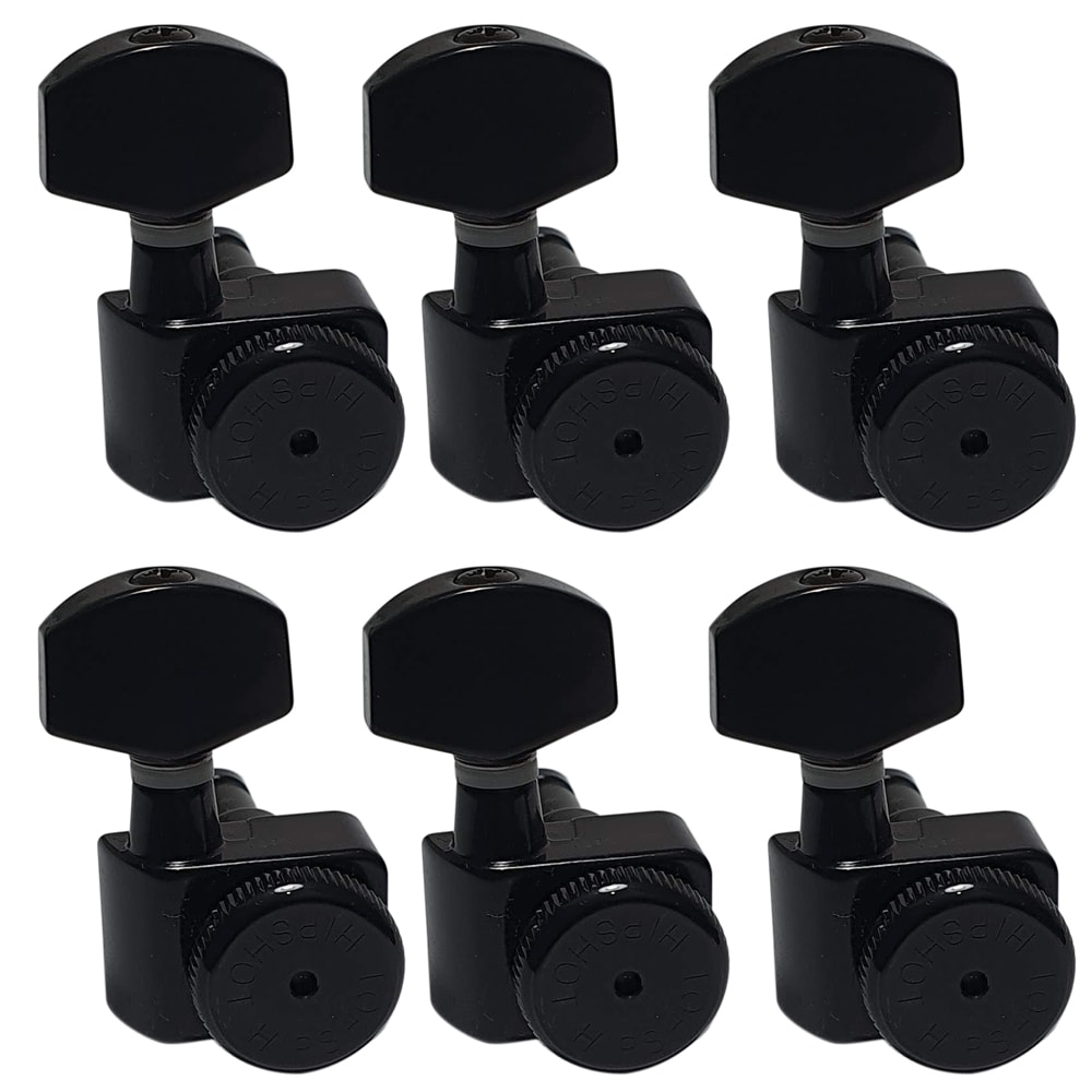 Clavijero 6L con Locking. Mod 6K1FEL0B-STAG. Boton: 07. Color Black 0