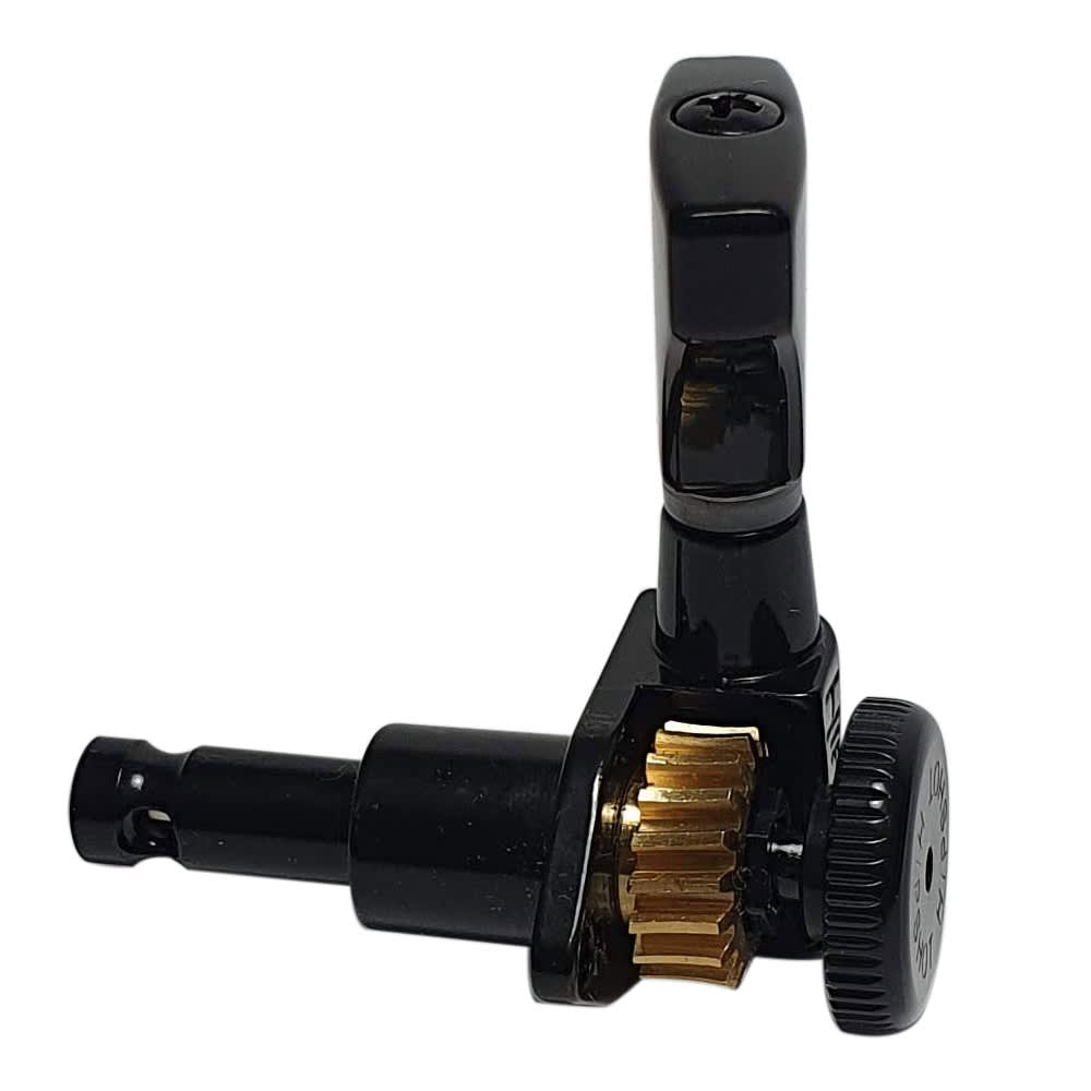 Clavija 1R con Locking. Mod 6GL0B-20. Boton: DHS. Color Black4