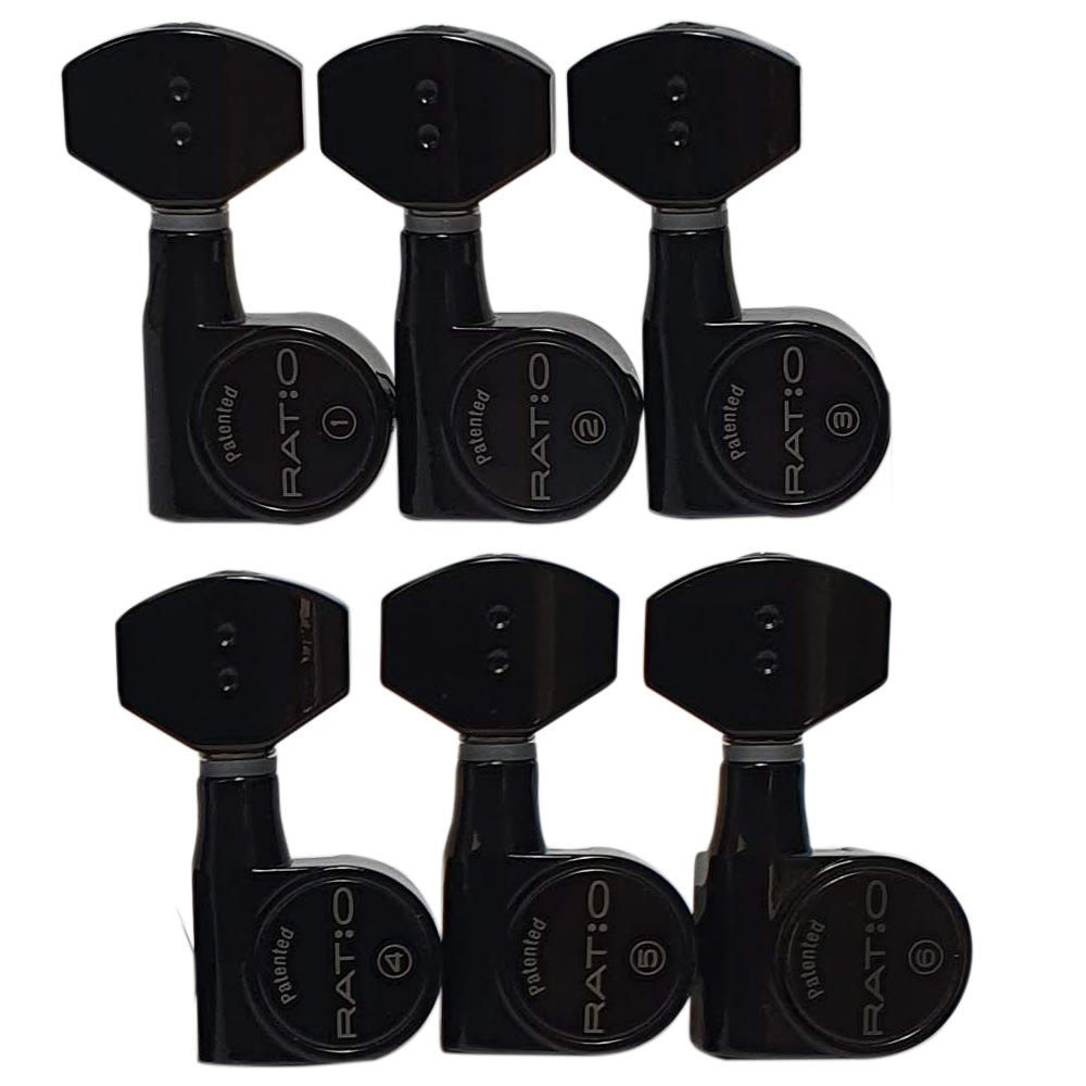 Clavijero 6L. Mod: PRN-2721-B0. Boton: 07. Color: Black6