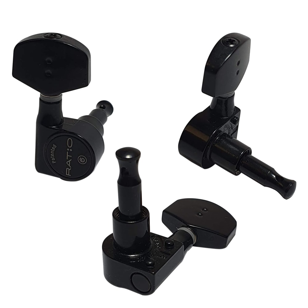 Clavijero 3L+3R. Mod: PRN-2311-B0. Boton: 07. Color: Black6