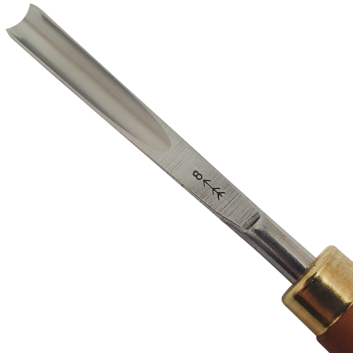 Gubia Semi Curva L8 de 7 mm de ancho para Timbre y Xilografia 3