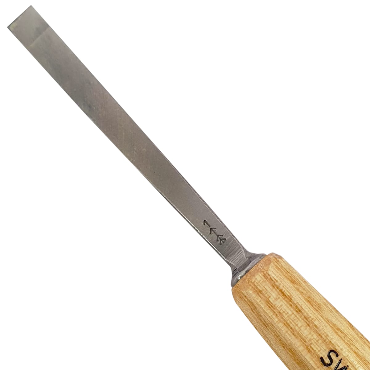 Mini Gubia No D1 Plana Doble Bisel de 8 mm de ancho3