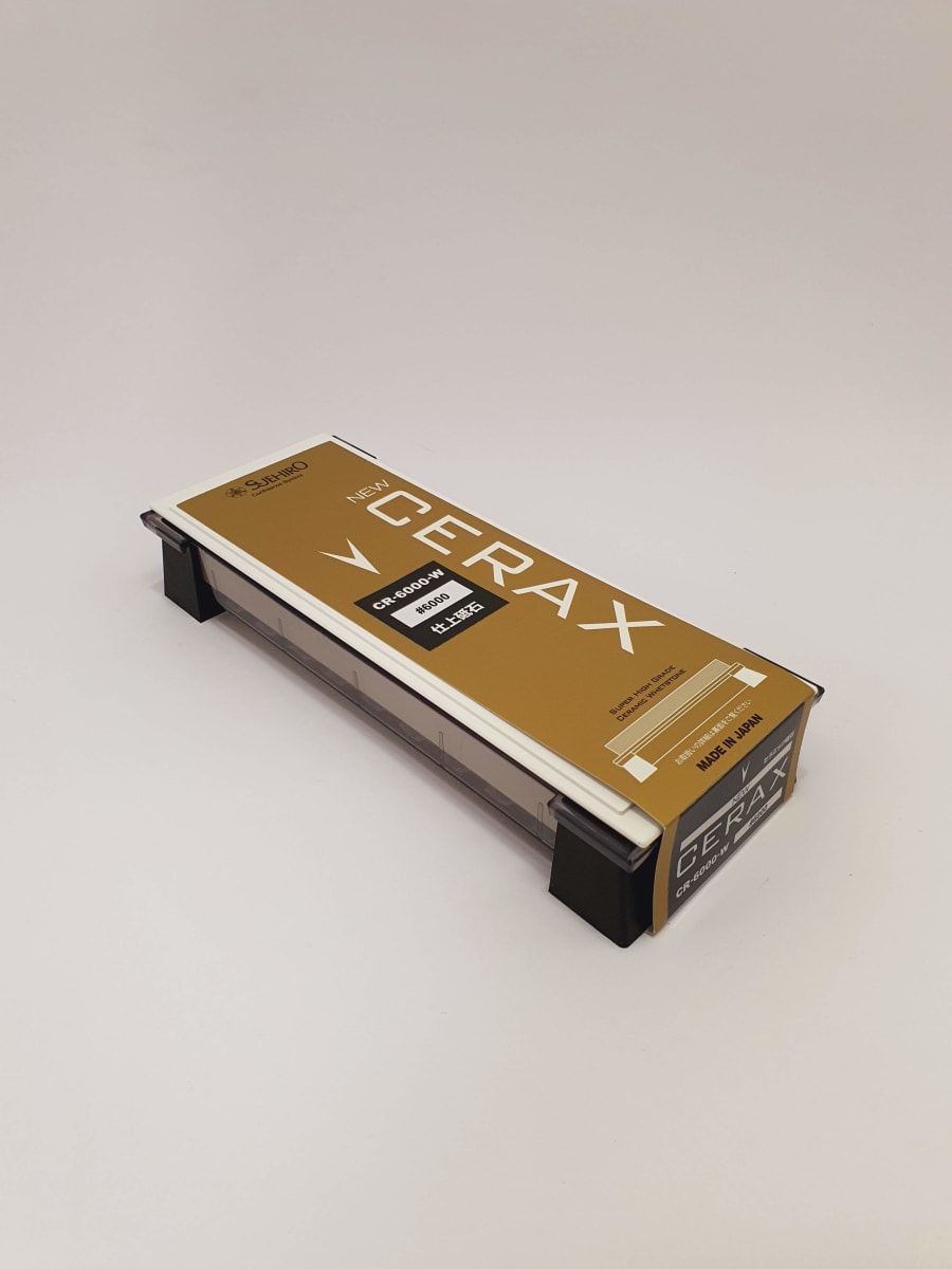 Piedra Cerax Plana Mod: CR-6000-W para Afilado de Formones, Cuchillos, Cepillos. Grano 60005