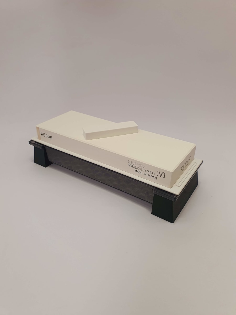 Piedra Cerax Plana Mod: CR-6000-W para Afilado de Formones, Cuchillos, Cepillos. Grano 60002