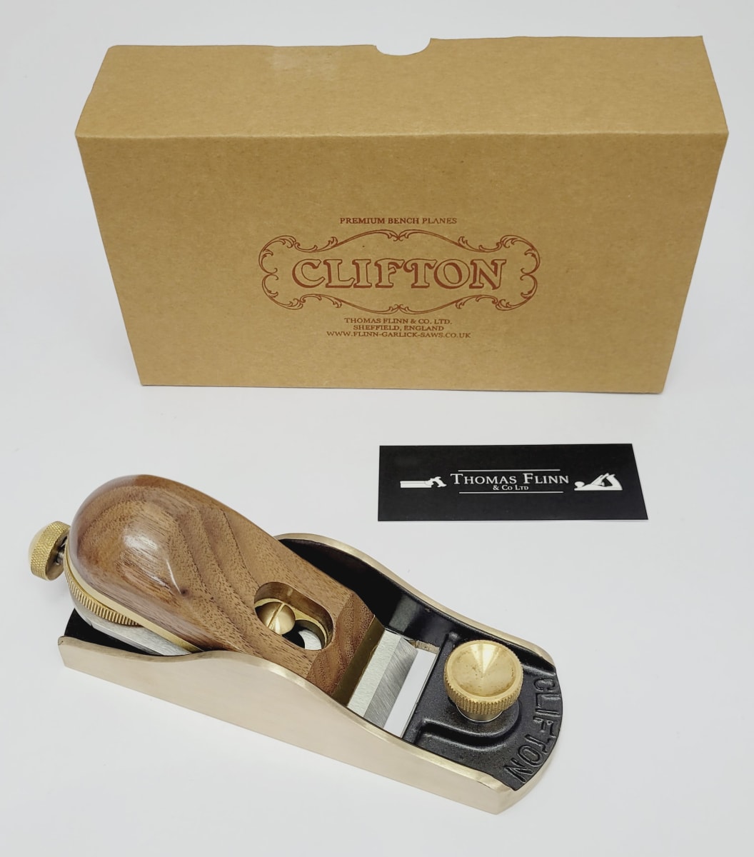 Cepillo Carpintero Block 60 1/2 de Angulo Bajo Thomas Flinn Clifton Block Plane2
