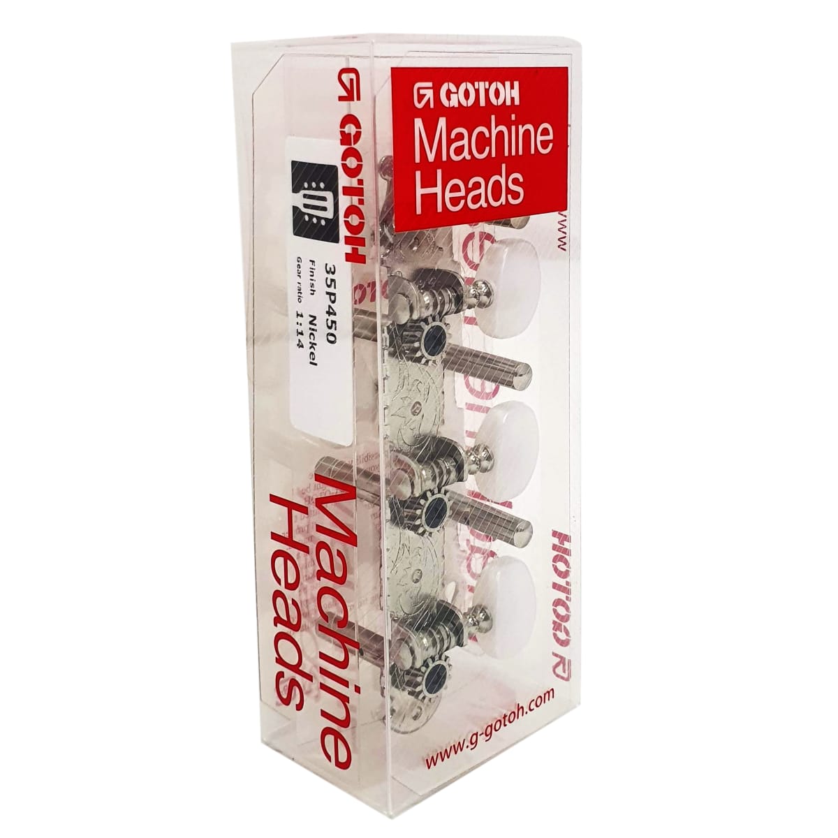 Clavijeros Guitarra Electroacustica. Gotoh 35P450 Nickel7