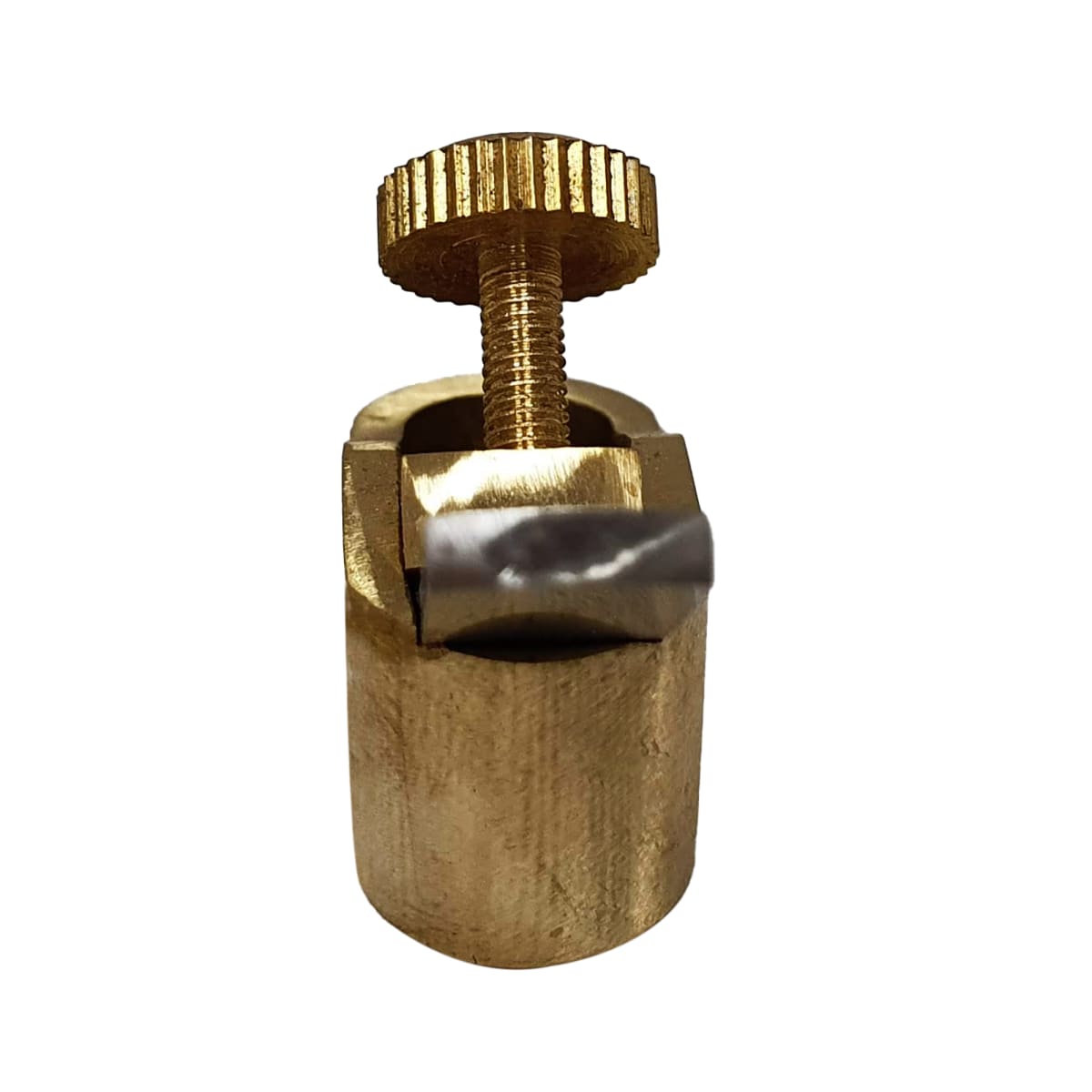 Mini Cepillo Bronce. Base Curva de 26mm3