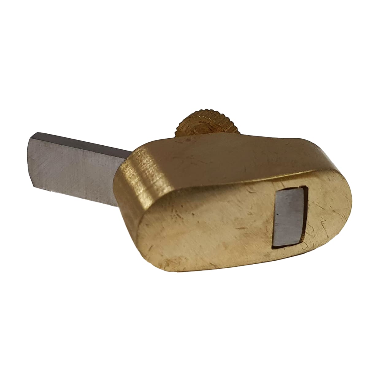 Mini Cepillo Bronce. Base Curva de 26mm2