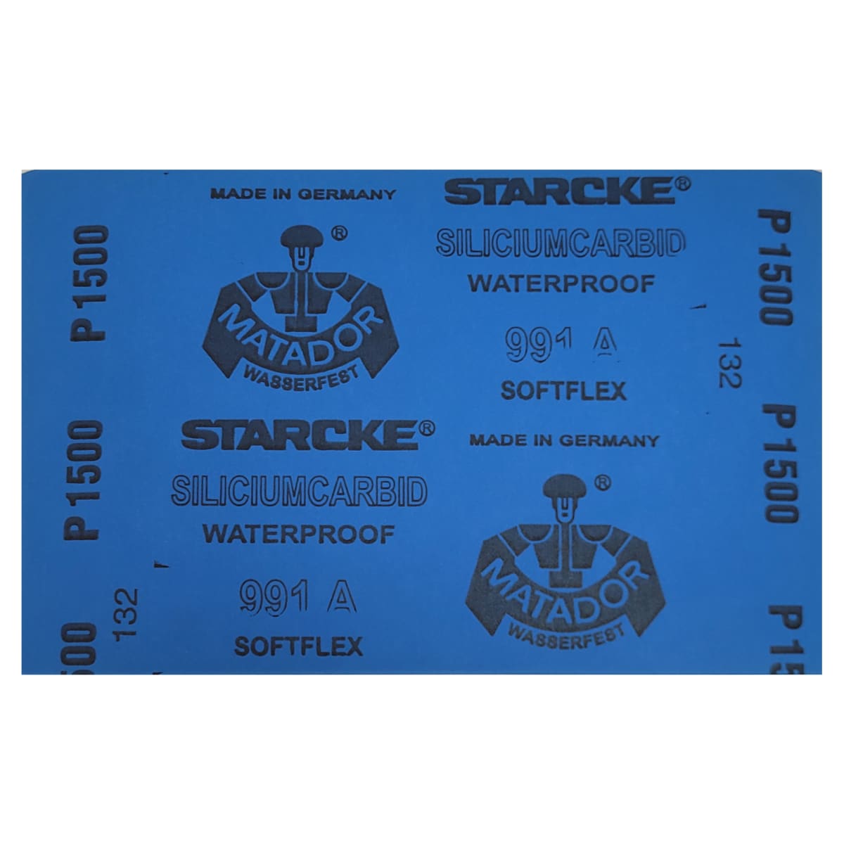 Lija al Agua. Grano 1500 de 140 x 230 mm 1