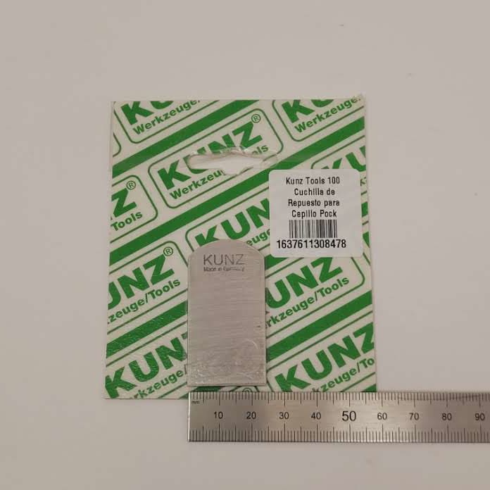 Cuchilla de Repuesto Kunz para Cepillo Pocket No 100. Mod: 03.100/1015