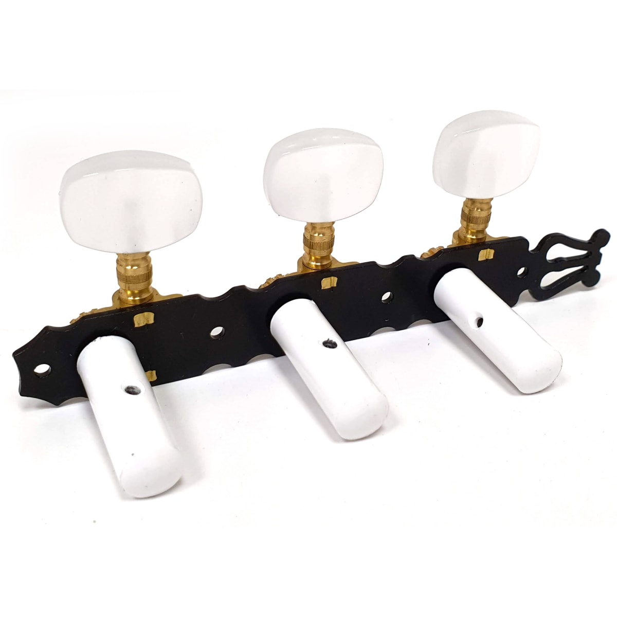 Clavijero para Guitarra Clasica. Mod: 219.01. Black-Gold con Lira6