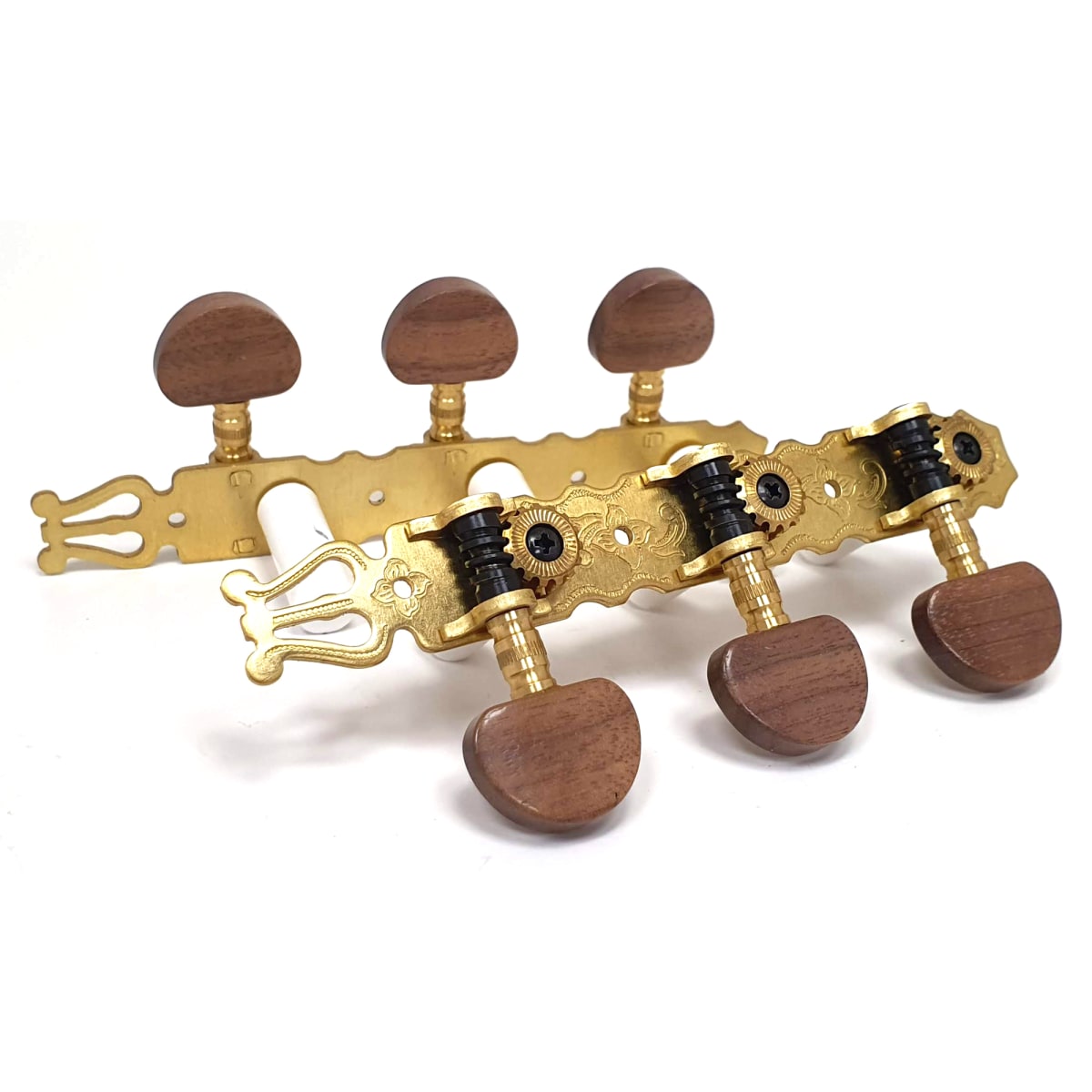 Clavijero para Guitarra Clasica. Mod: 129.01.N. Gold. con Lira7