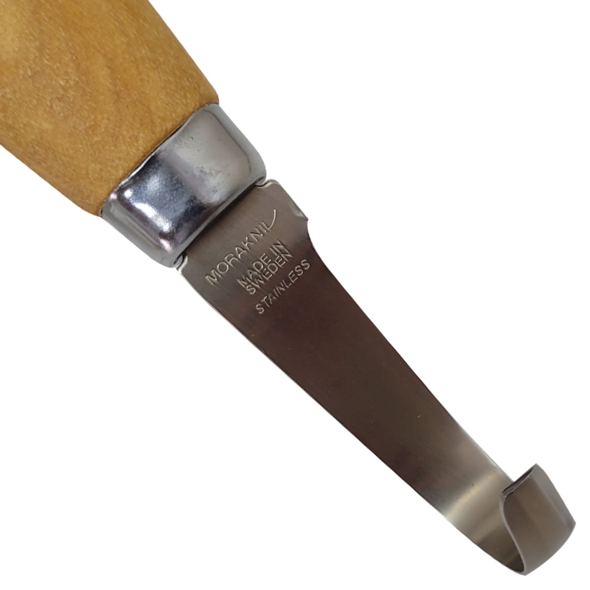 Cuchillo de Gancho Hook Knife Morakniv para Tallado en Madera 164 + Estuche de Cuero14