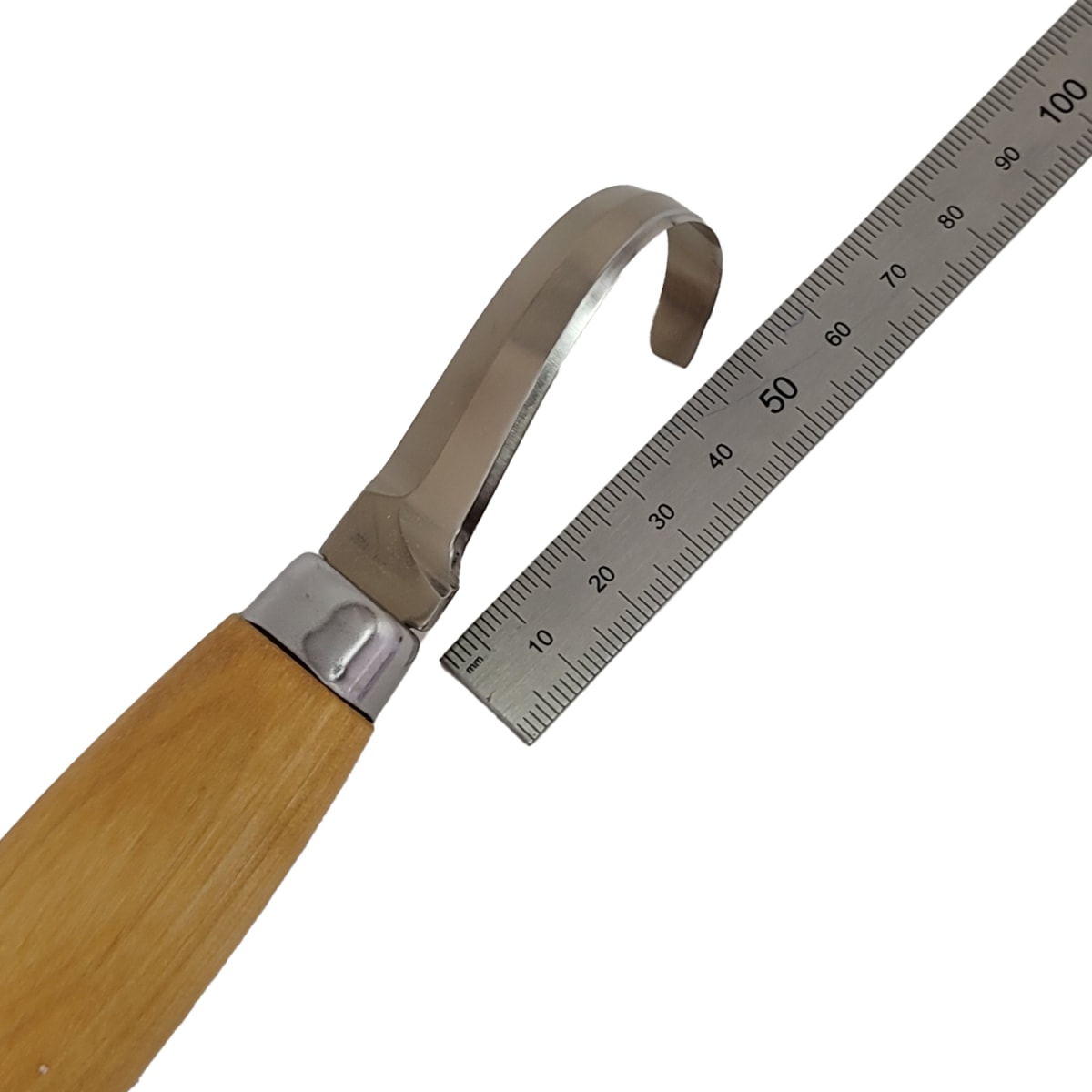 Cuchillo de Gancho Hook Knife Morakniv para Tallado en Madera 162 + Estuche de Cuero5
