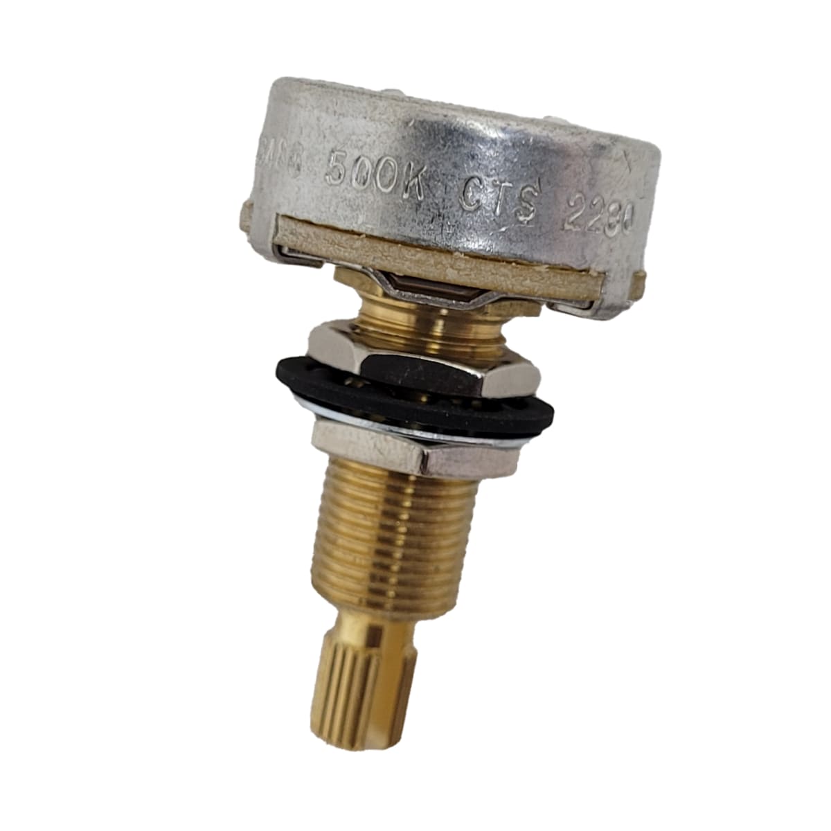 Potenciometro CTS Stewmac EEUU Long-Slipt de 500K Vastago Largo Item # 01173
