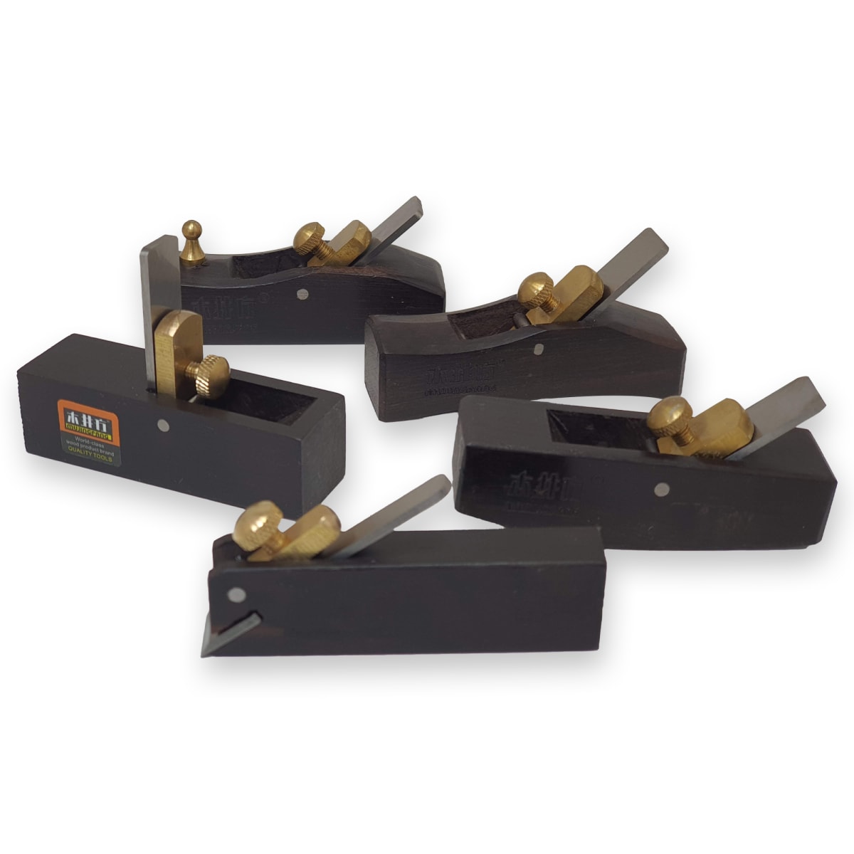 Set de Mini Cepillos Ebano-Bronce. Multibase (5 pcs)3