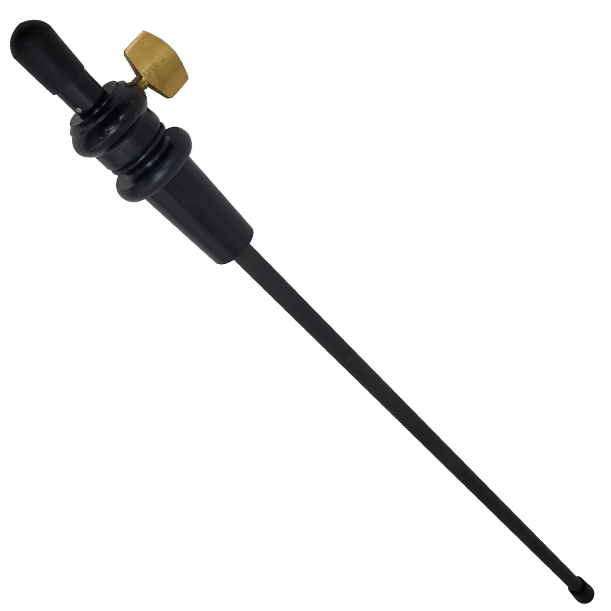 Puntal para Cello de Ebano con Botón Dorado y puntal de Fibra de Carbono 0