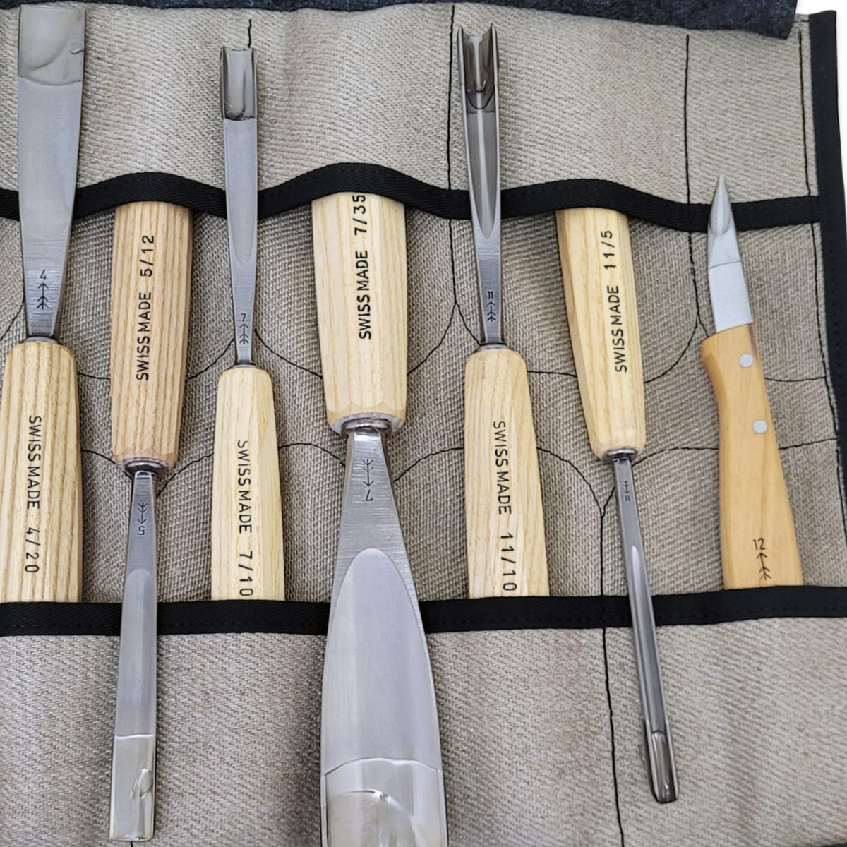 Set de Gubias Pfeil Edicion Val Gardena para Tallado en Madera. Mod: VG 119