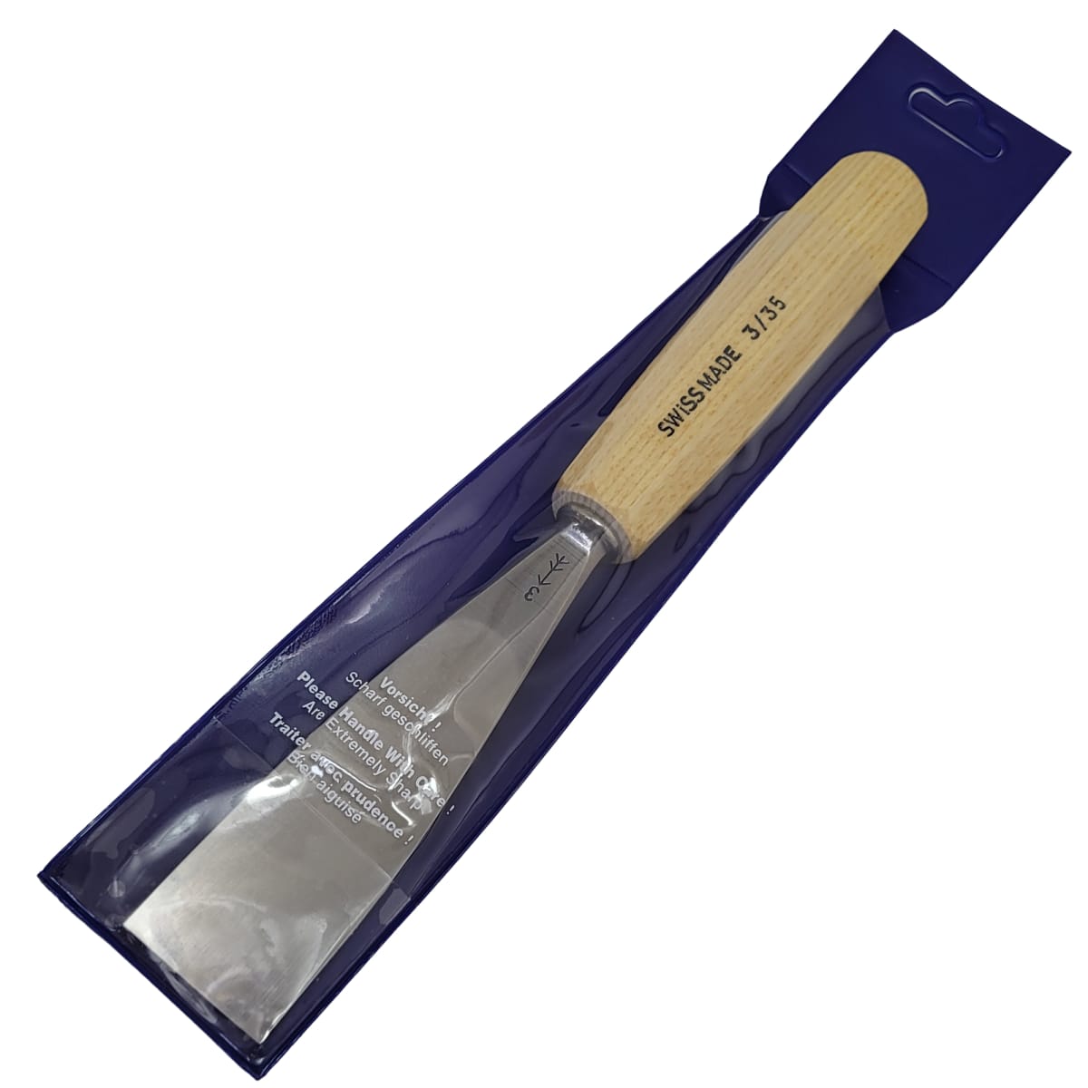 Gubia Pfeil 3 Semi Plana 35 mm de ancho para Tallado de Madera3