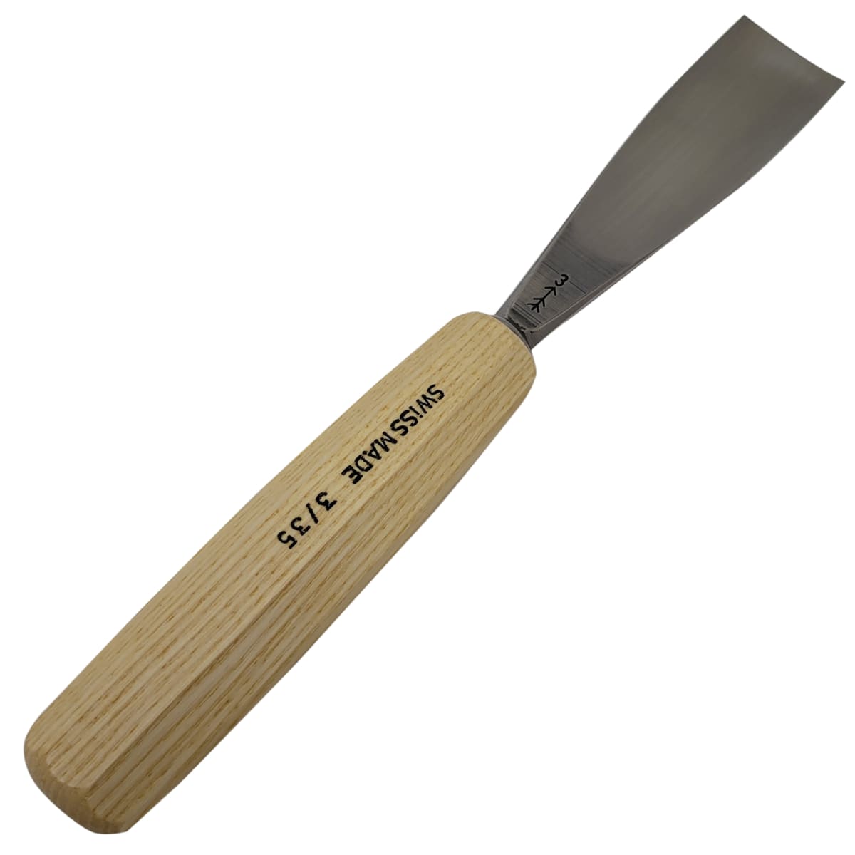 Gubia Pfeil 3 Semi Plana 35 mm de ancho para Tallado de Madera6