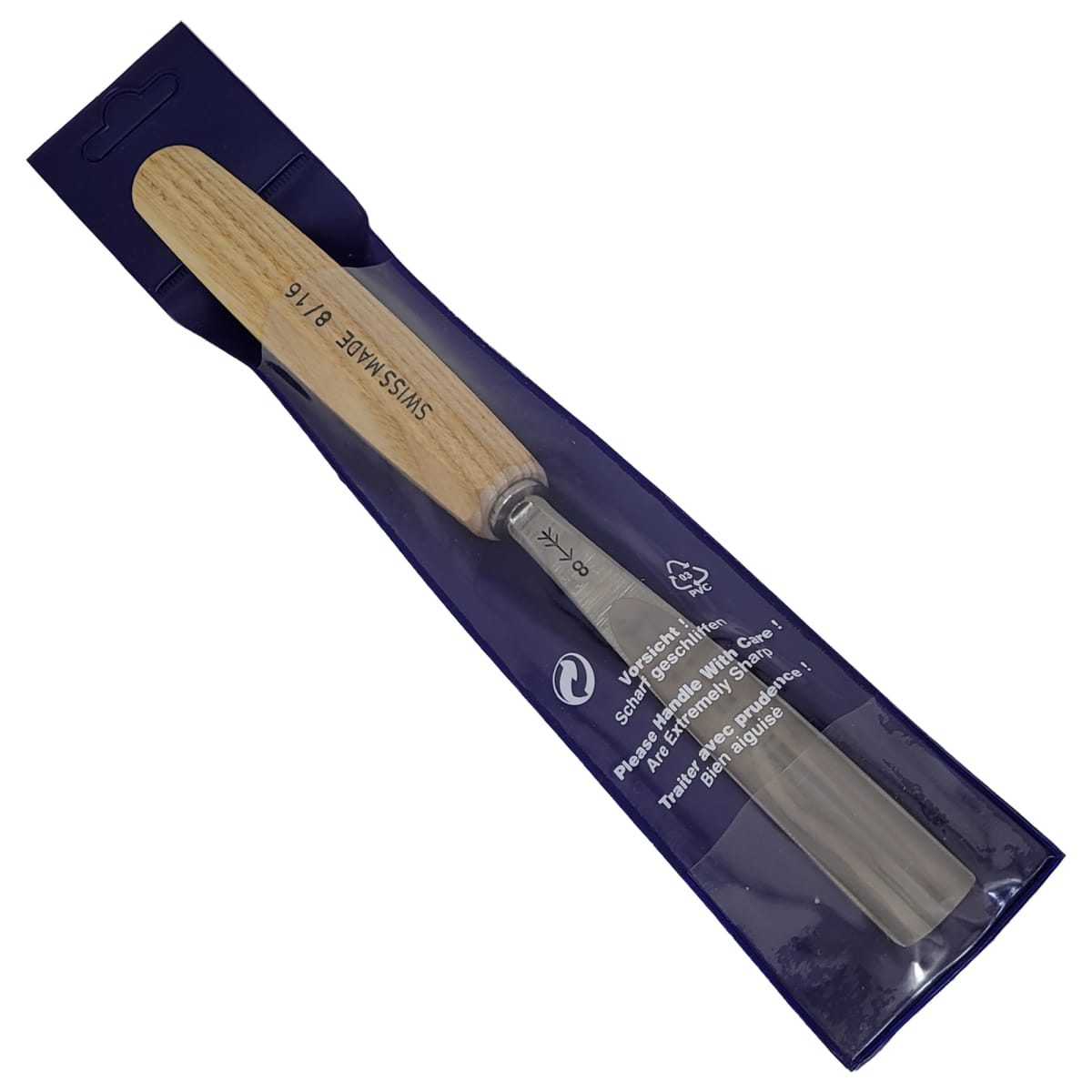 Gubia Pfeil No 8 Semi Curva de 16 mm de ancho3