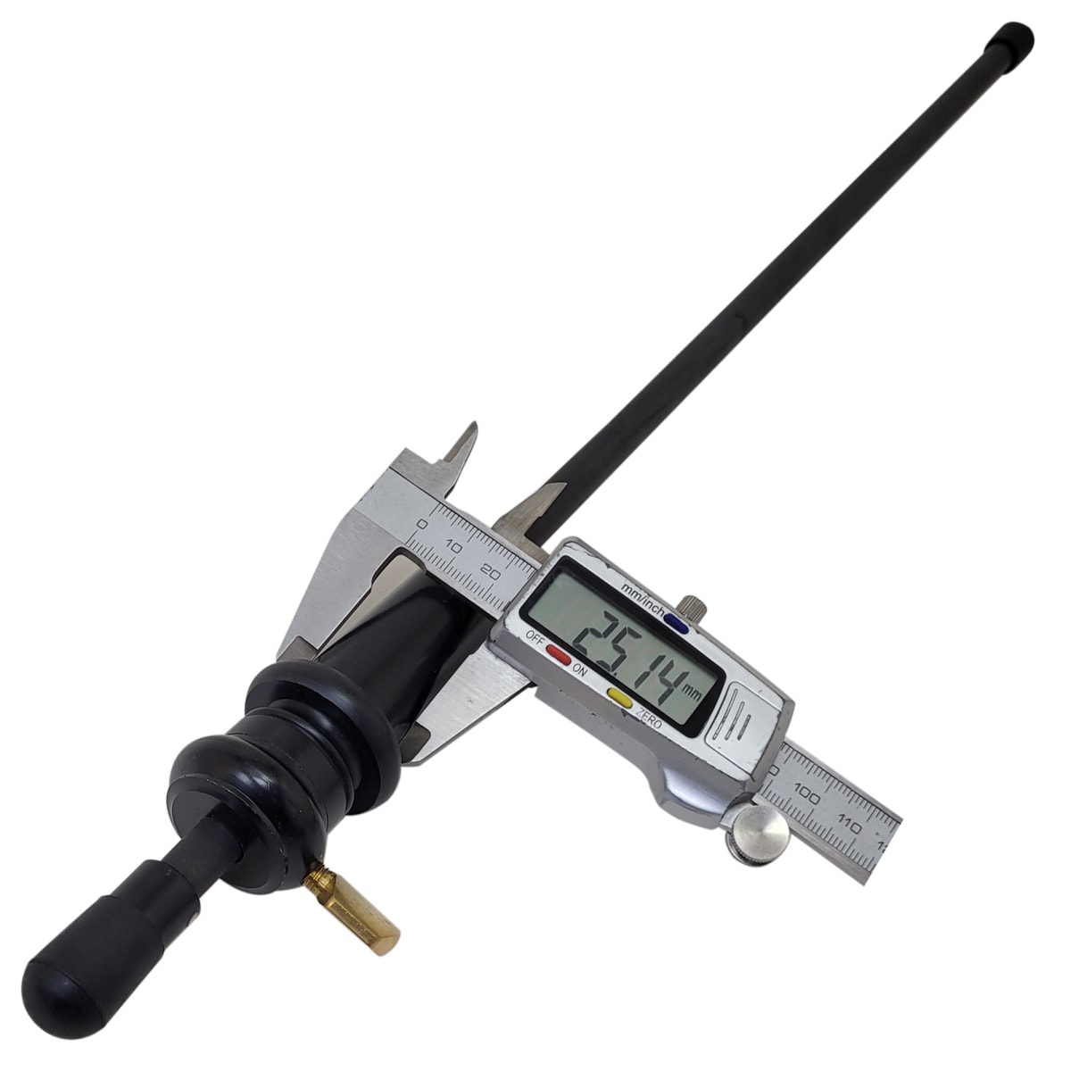 Puntal para Cello de Ebano con Botón Dorado y puntal de Fibra de Carbono9