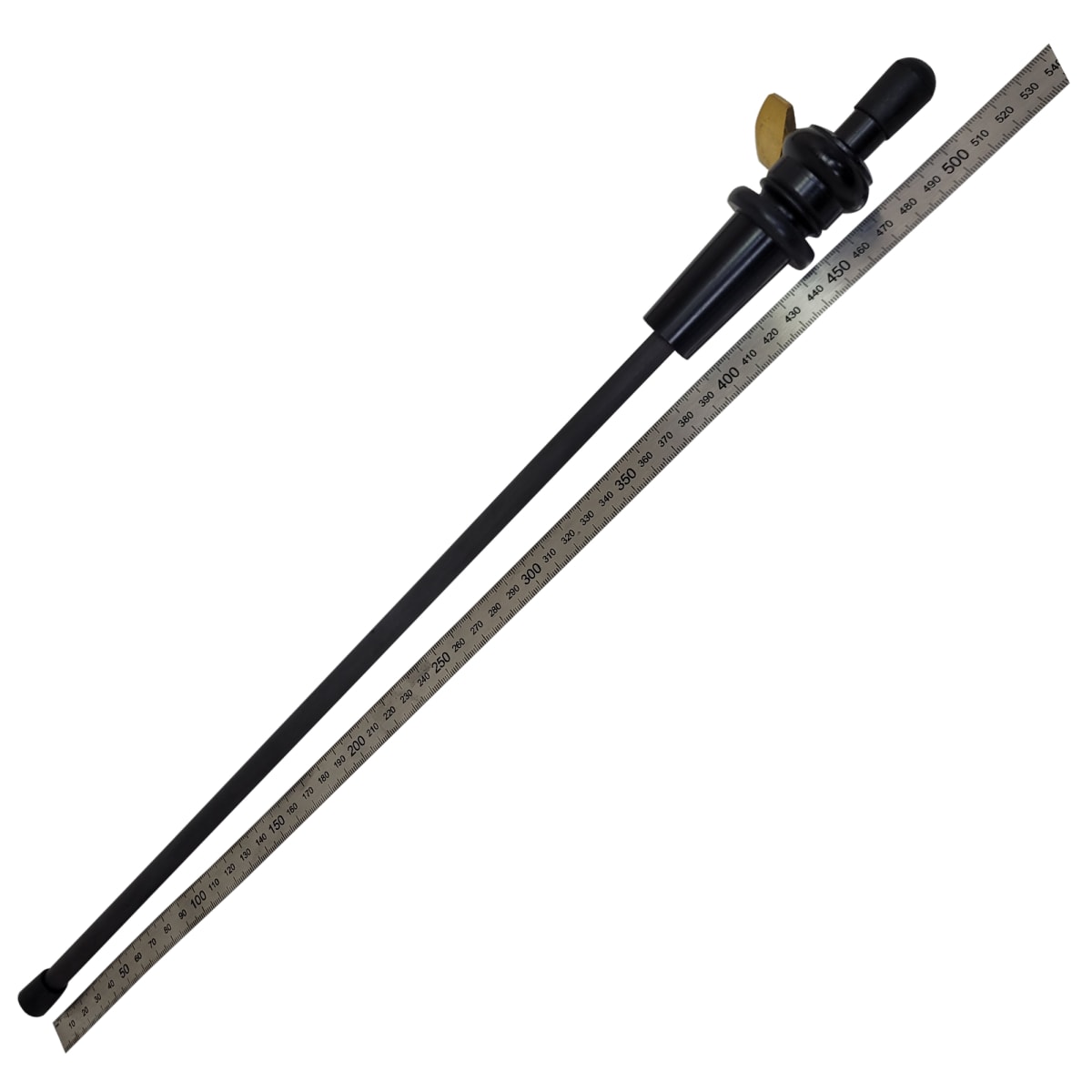 Puntal para Cello de Ebano con Botón Dorado y puntal de Fibra de Carbono7