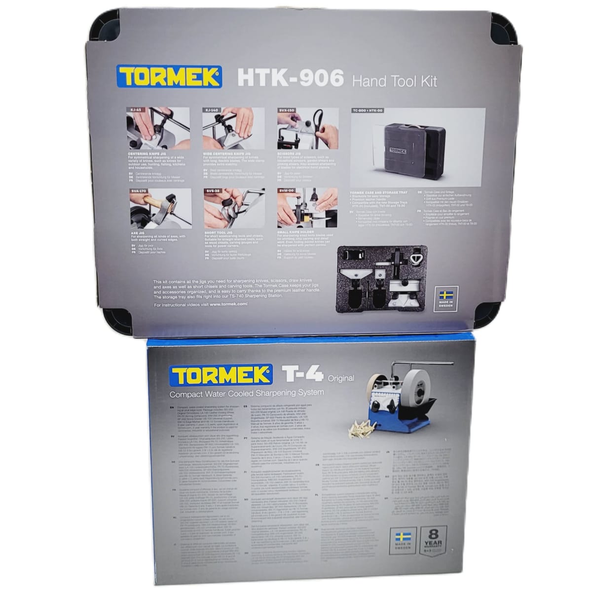 Pack Afiladora Tormek Mod: TORMT4 + Kit de Guias de Afilado HTK-10062