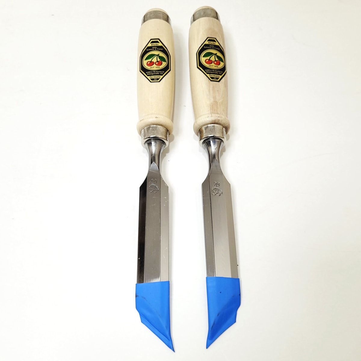 Set de 2 Formones Carpinteros Two Cherries de Corte Oblicuo 1056 de 20 mm de ancho7