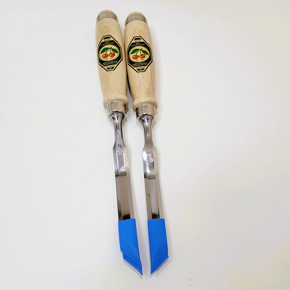 Set de Formon Two Cherries Mod 1058 12mm 2 pcs forma codillo, corte obliculo (derecho e izquierdo)4