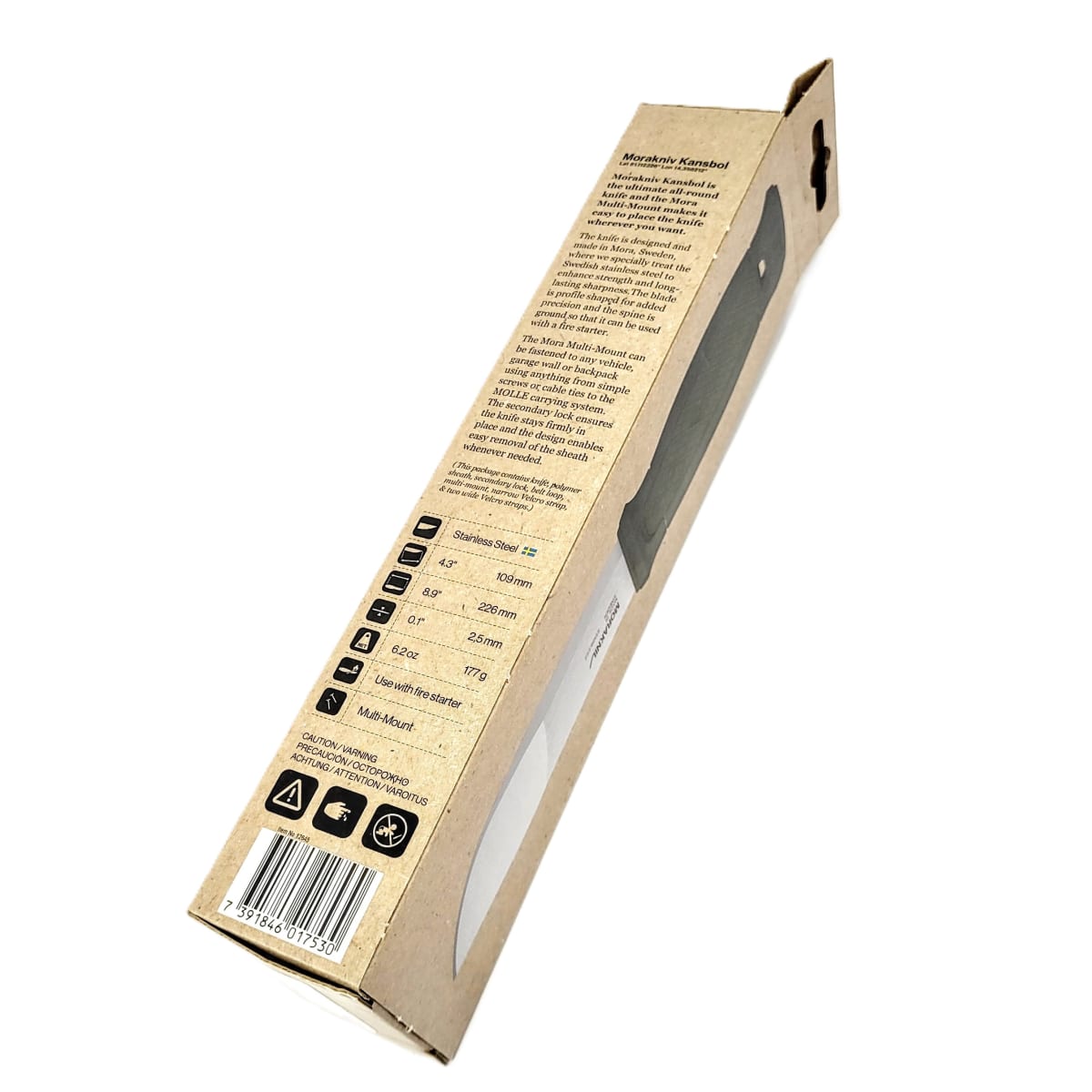 Cuchillo Morakniv Kansbol 12645 (S) Acero Inoxidable con Soporte Múltiple Green9